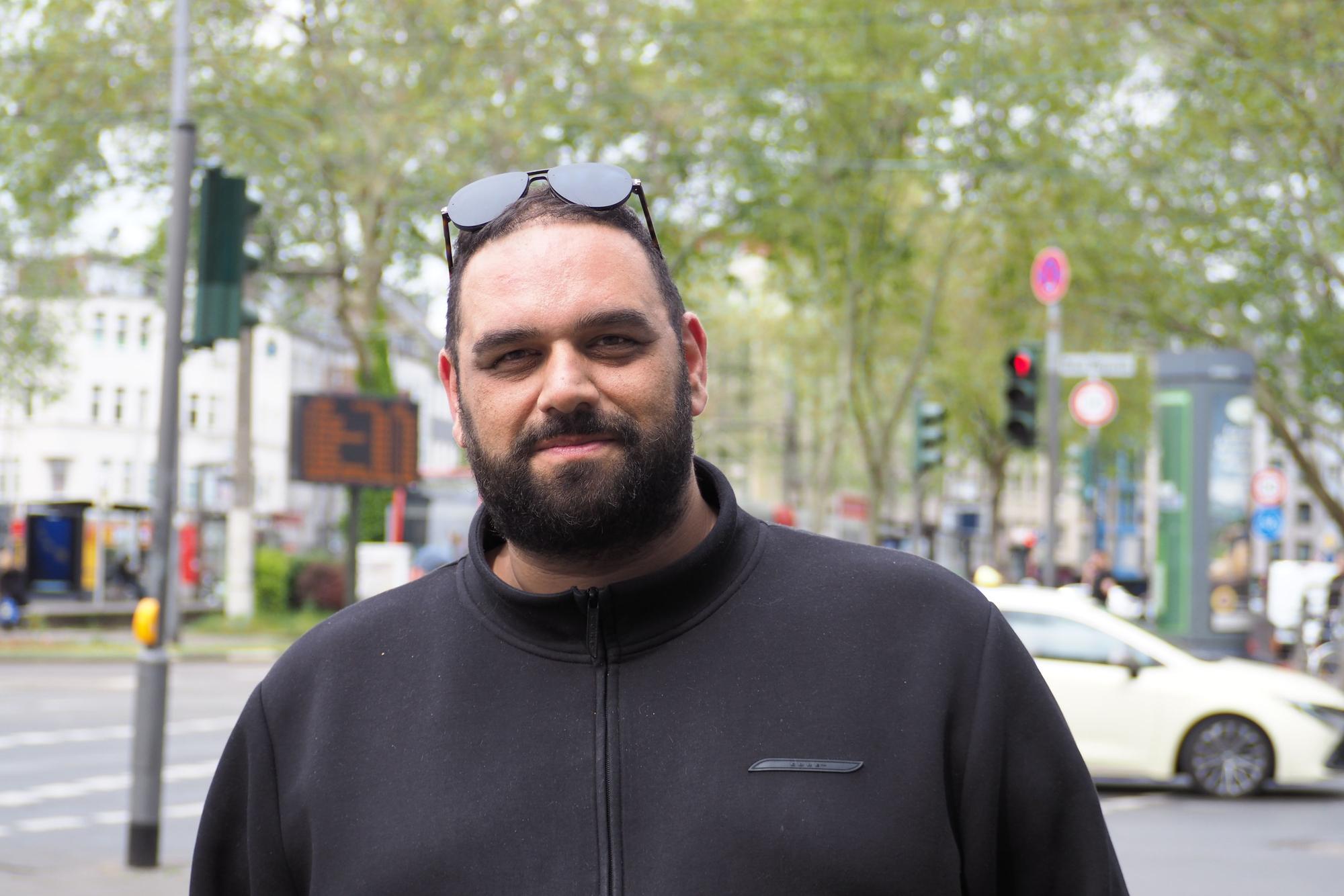 Savvas Zarhfiwis, 38 Jahre alt, wohnt am Barbarossaplatz.