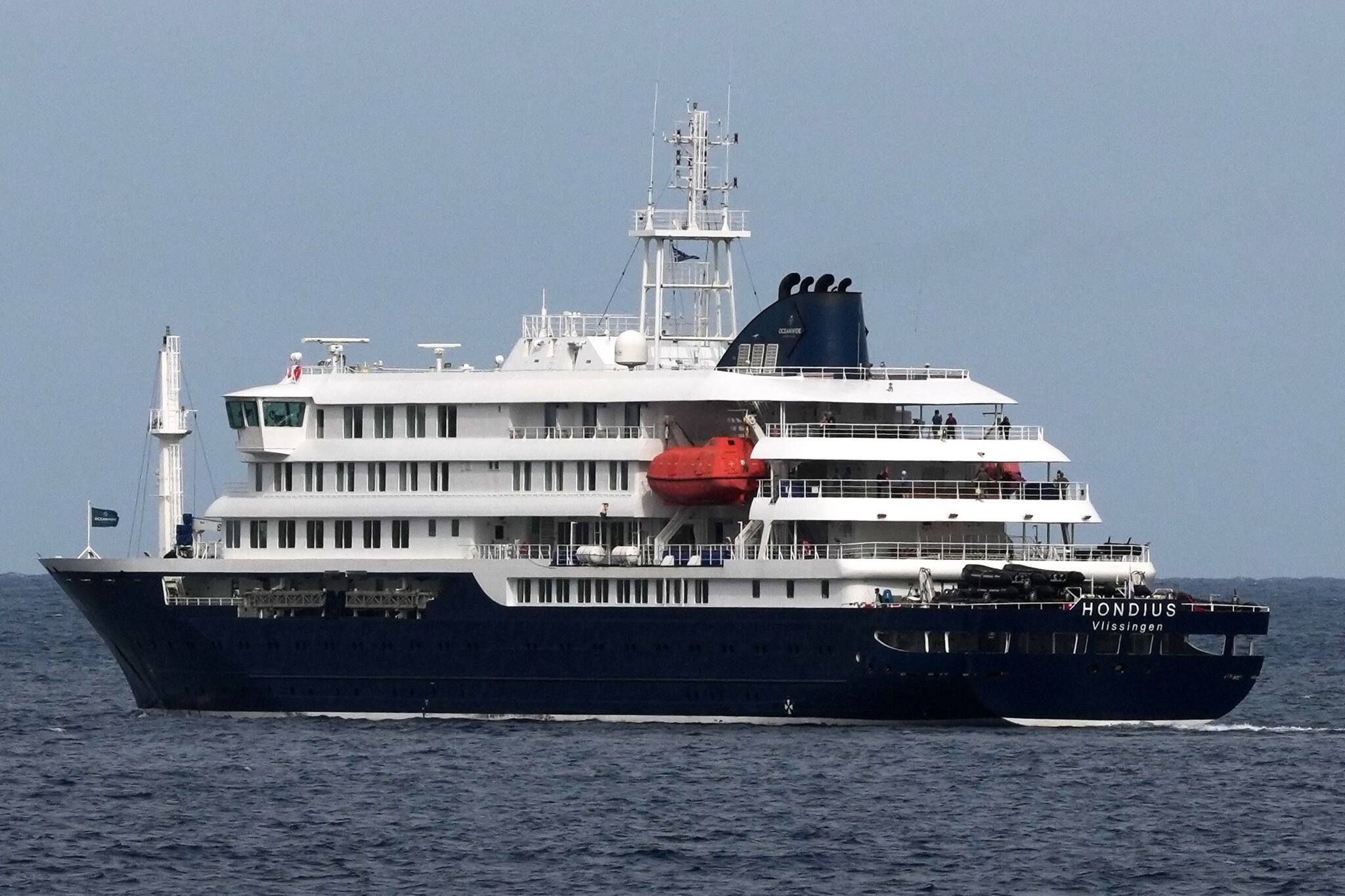 Das Kreuzfahrtschiff MV Hondius: An Bord waren drei Menschen nach einer Infektion mit dem Hantavirus gestorben.