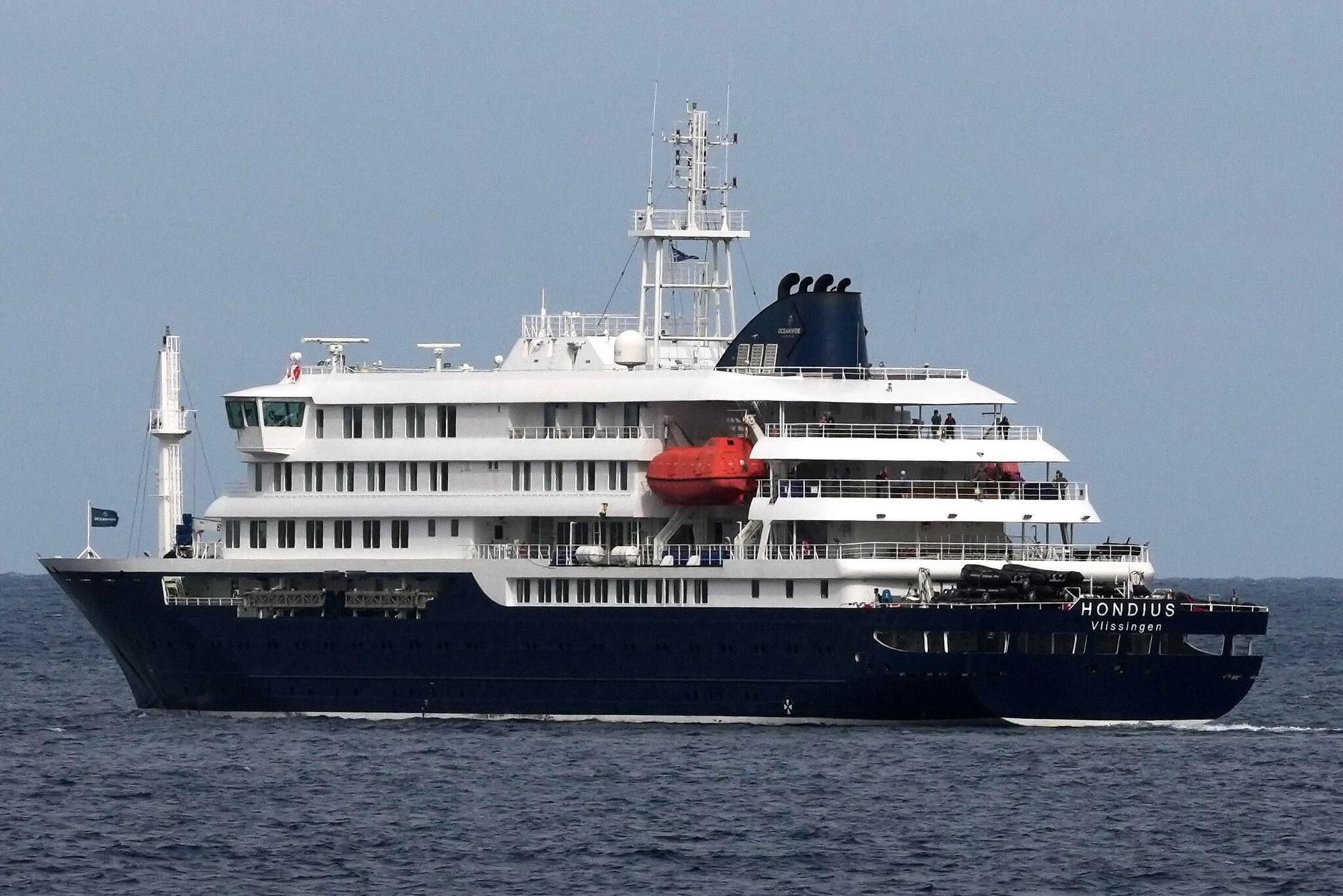 Das Kreuzfahrtschiff MV Hondius: An Bord waren drei Menschen nach einer Infektion mit dem Hantavirus gestorben.