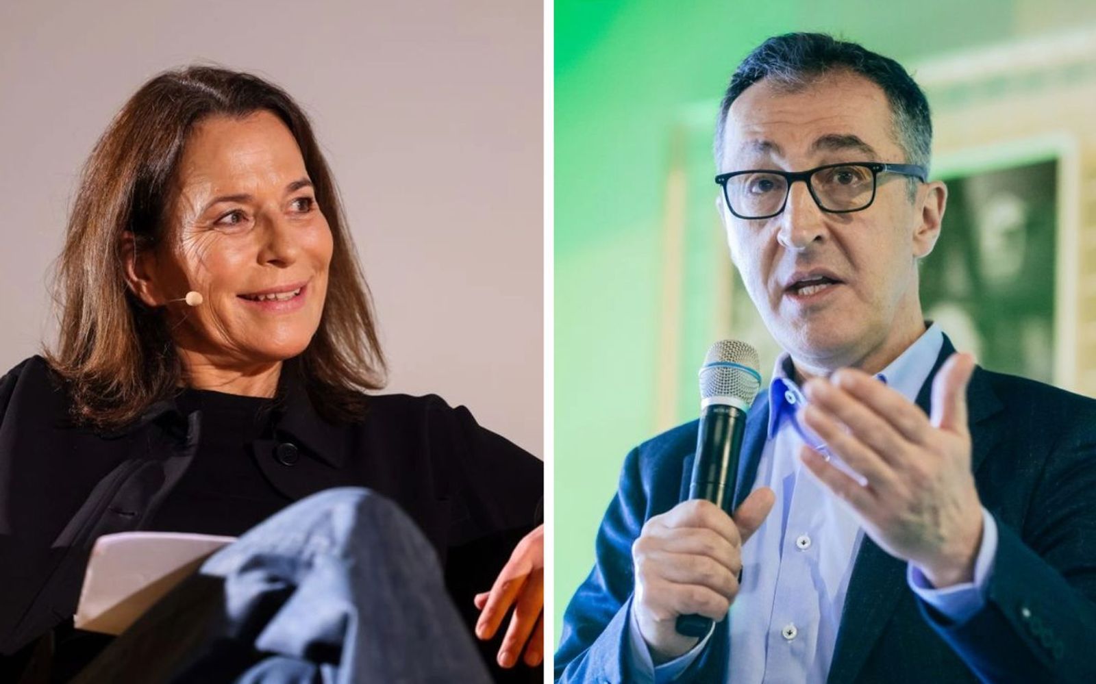 Cem Özdemir war im Podcast „Politik mit Anne Will“ zu Gast. (Bild: 2025 Getty Images/Gerald Matzka / 2026 Getty Images/Thomas Niedermueller (Fotomontage))