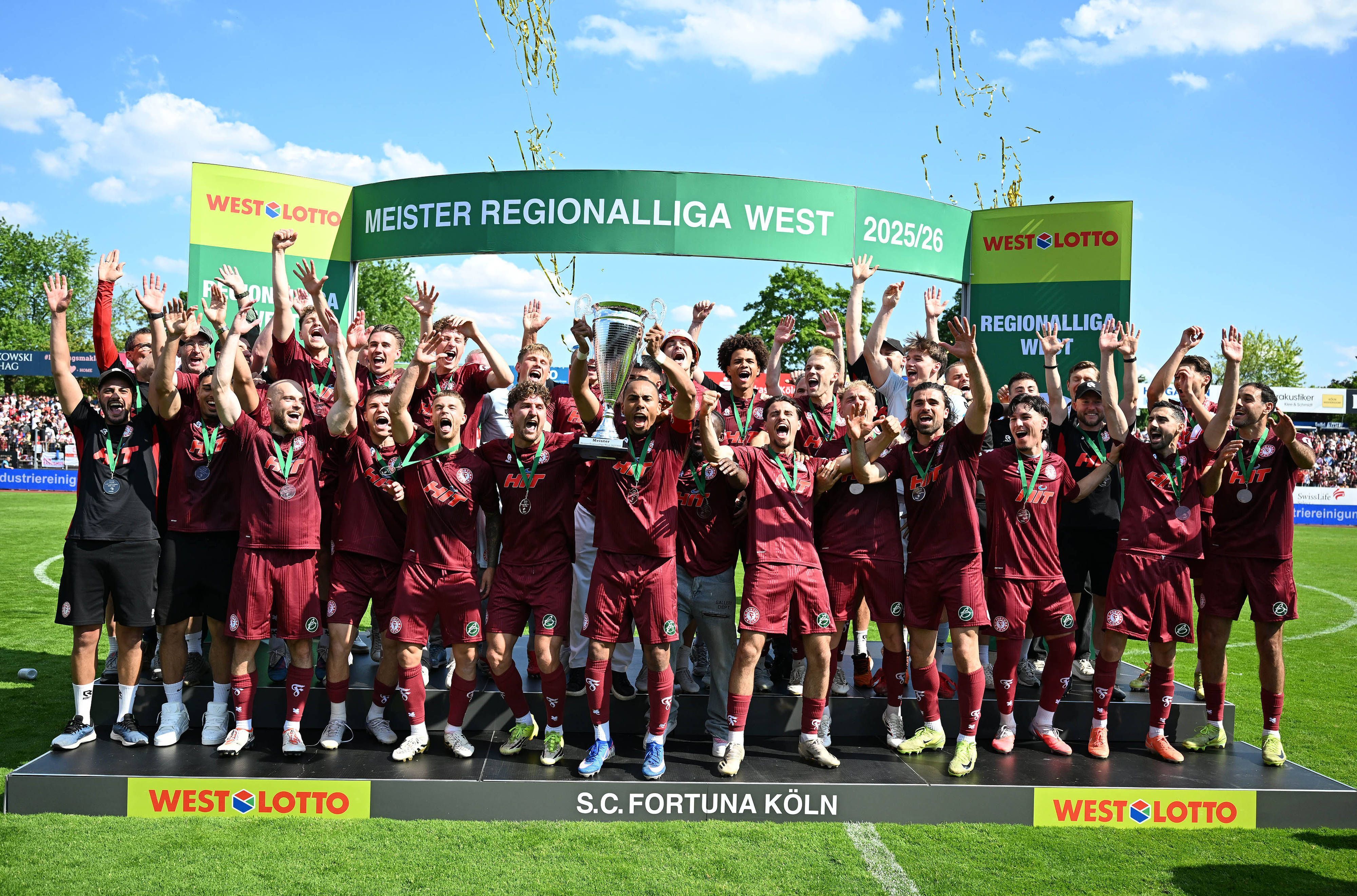 Fortuna Köln ist Meister der Regionalliga West