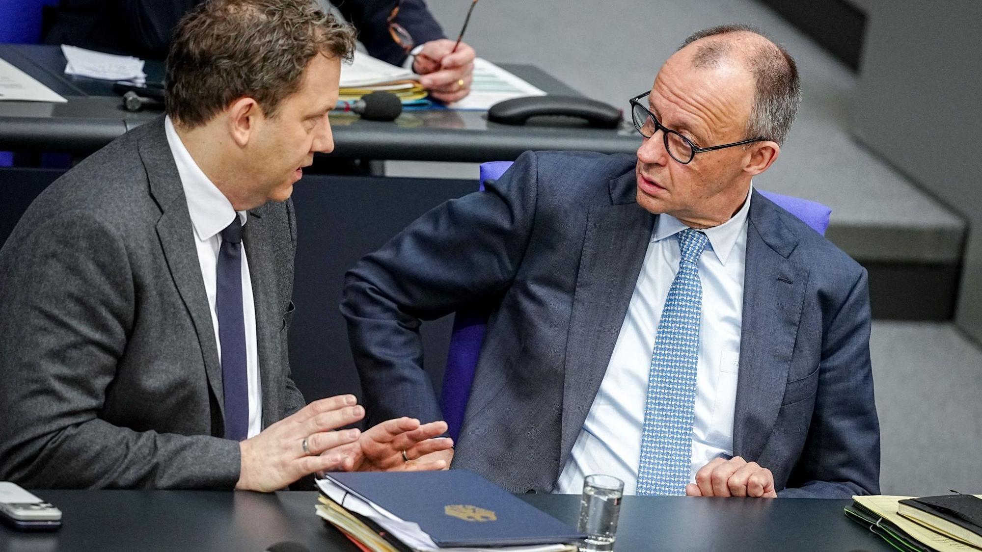 Klingbeil und Merz