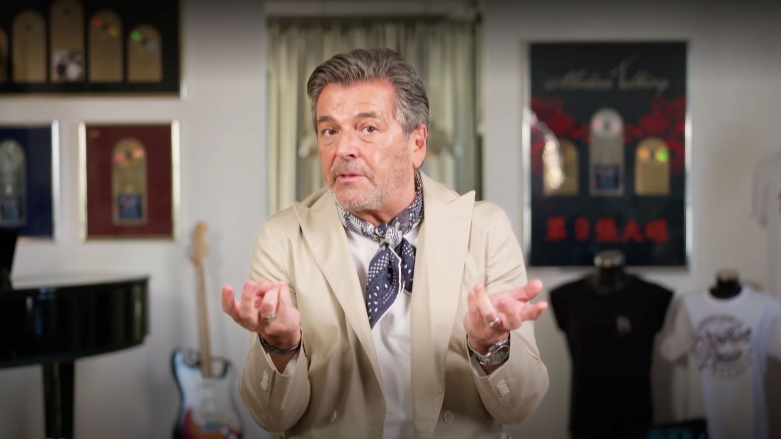 „Wer nicht aufpasst, wird übers Ohr gehauen.“ Thomas Anders, ehedem bei Modern Talking, weiß die finanzielle Verteilung damals bei Boney M. einzuschätzen. (Bild: ARD)
