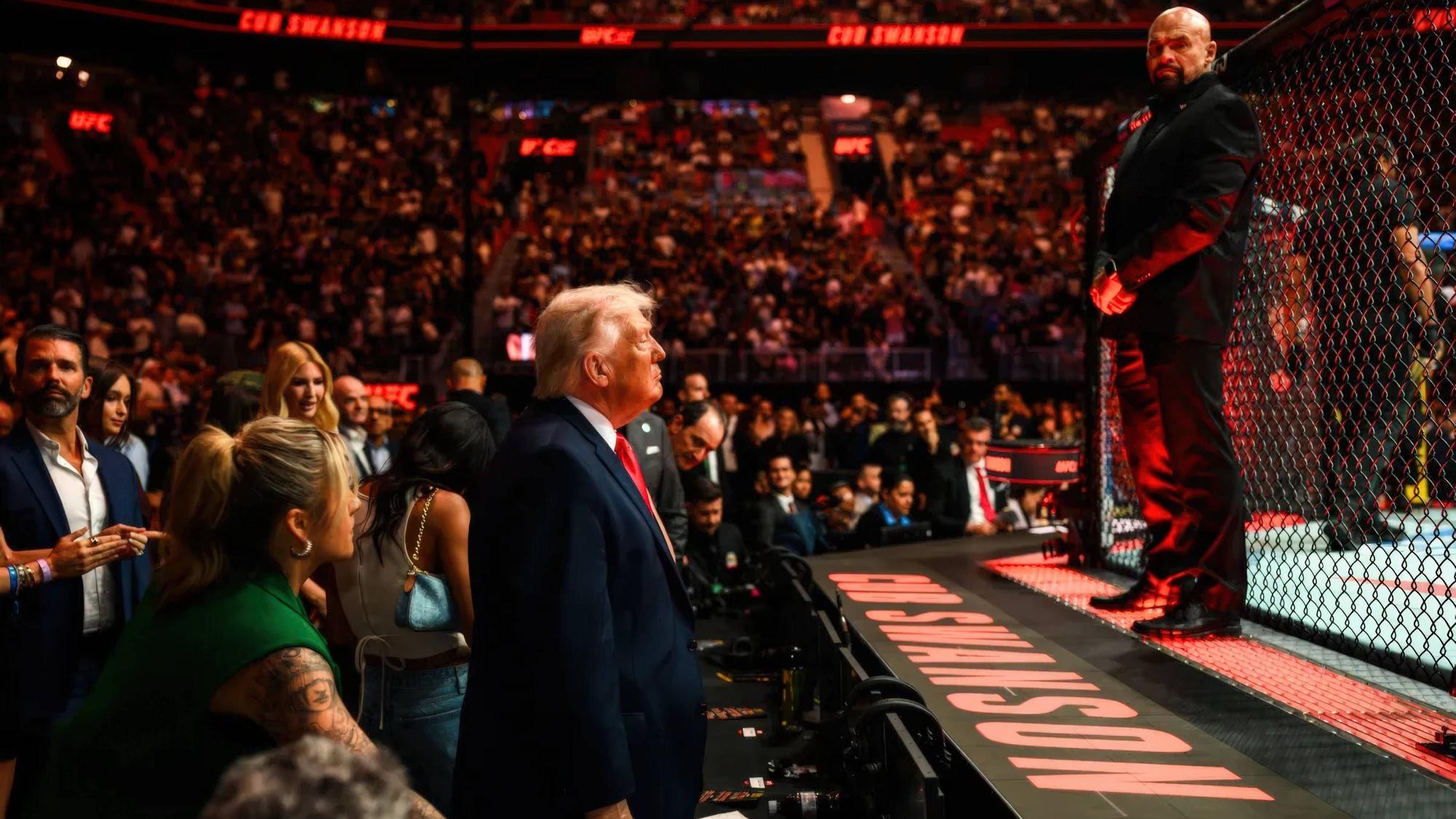 US-Präsident Donald Trump ist bekennender Fan der Käfigkämpfe.
