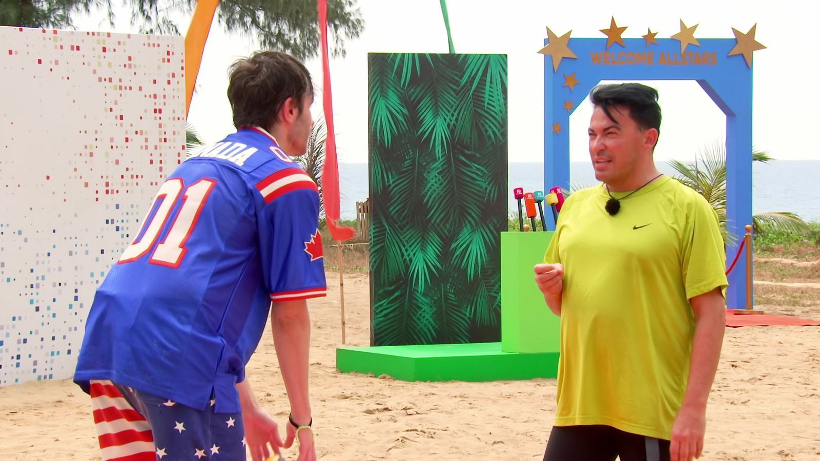 Weder beim Safety-Spiel noch sonst harmonierten Gino (links) und Matthias. (Bild: RTLZWEI)