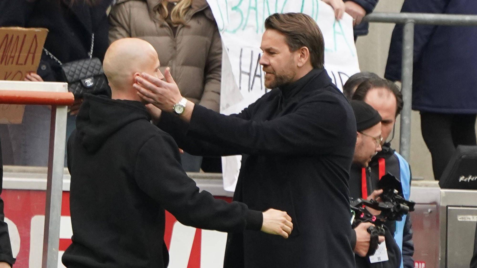 FC-Trainer Rene Wagner und Sportchef Thomas Kessler