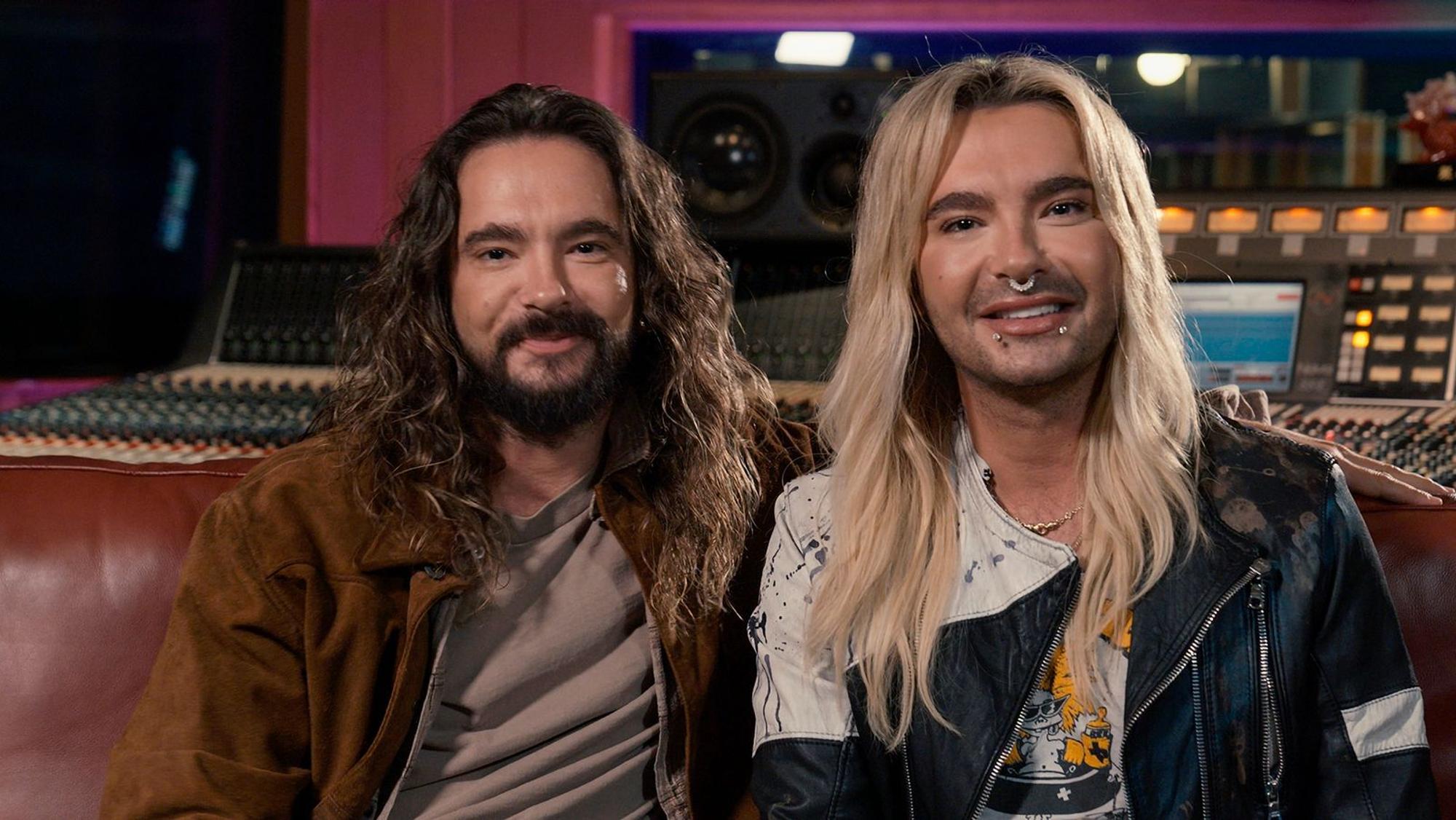 Panik-Jünger: Tom (links) und Bill Kaulitz outeten sich als Fans von Udo Lindenberg, der früh ihren musikalischen Weg beeinflusste. (Bild: NDR/ARD/Doclights)
