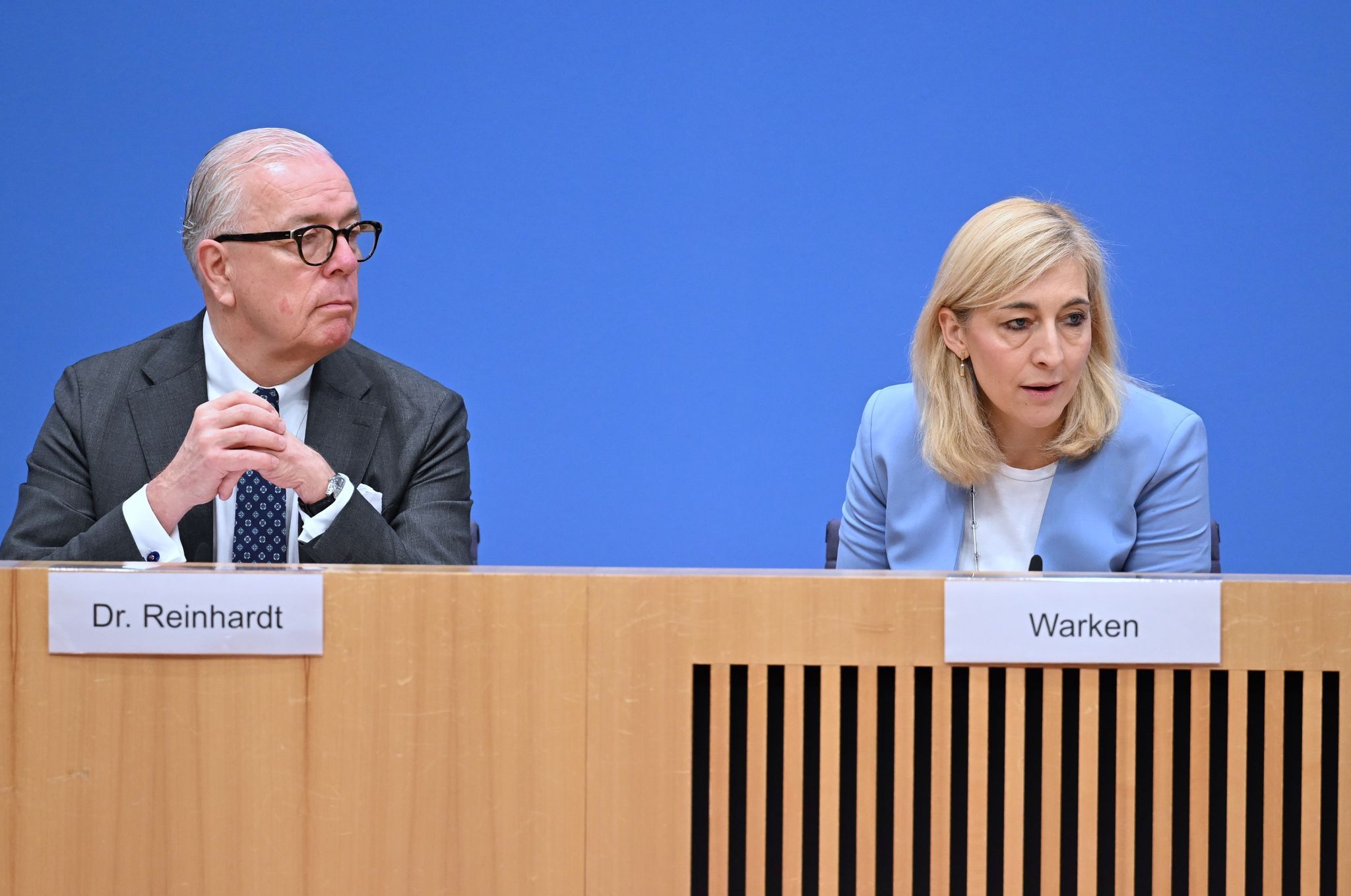 Ärztepräsident und Bundesgesundheitsministerin
