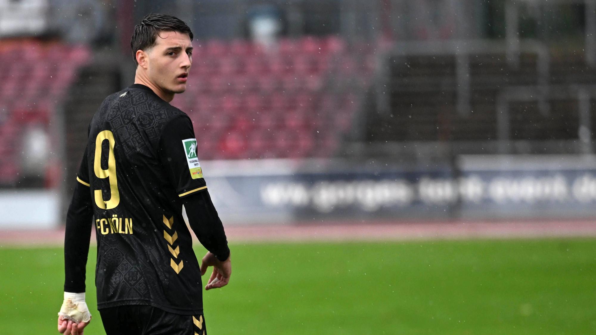 Malek El Mala während einer Partie U21 des 1. FC Köln