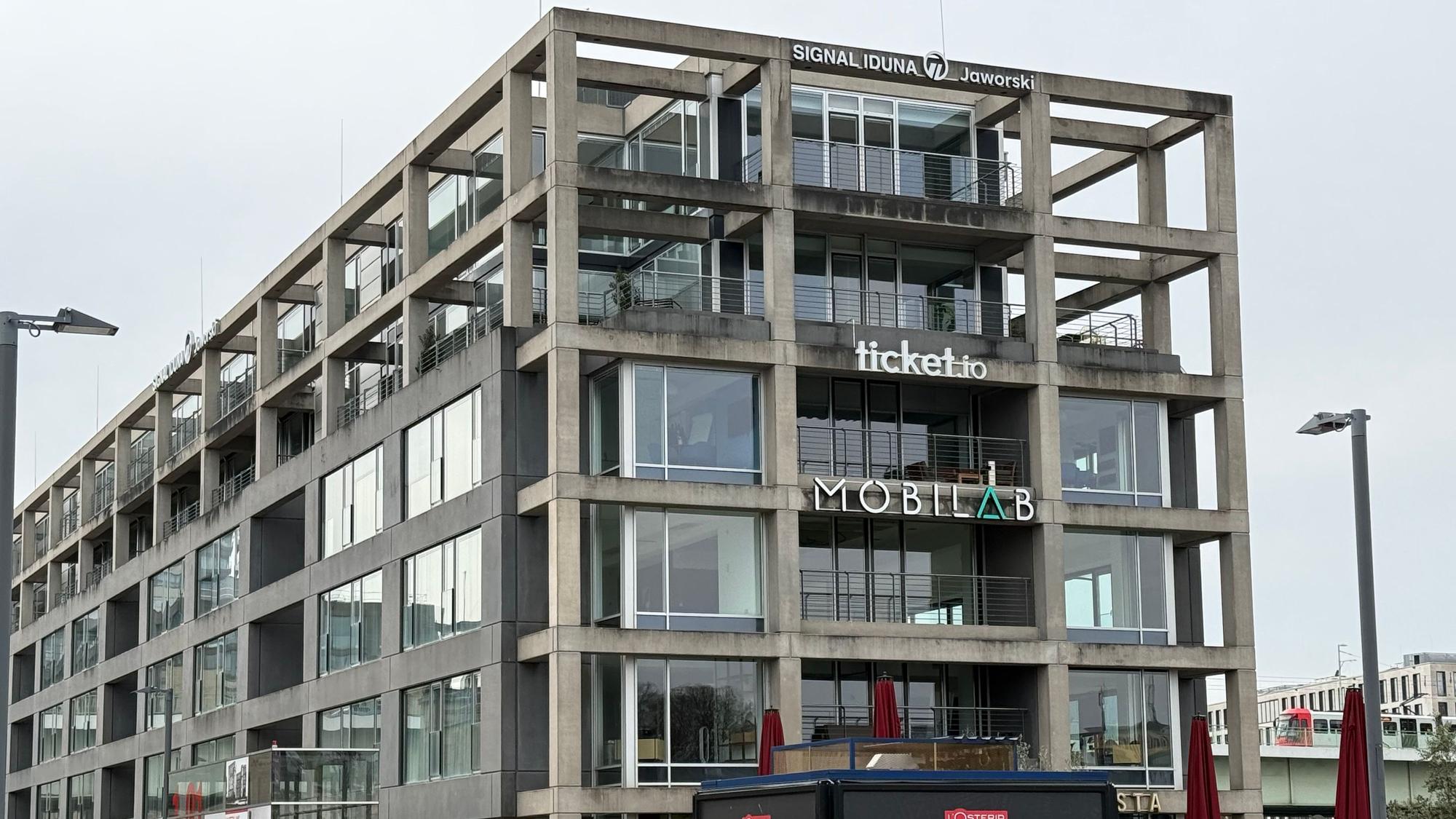 Der Sitz von Ticket io im Kölner Rheinauhafen
