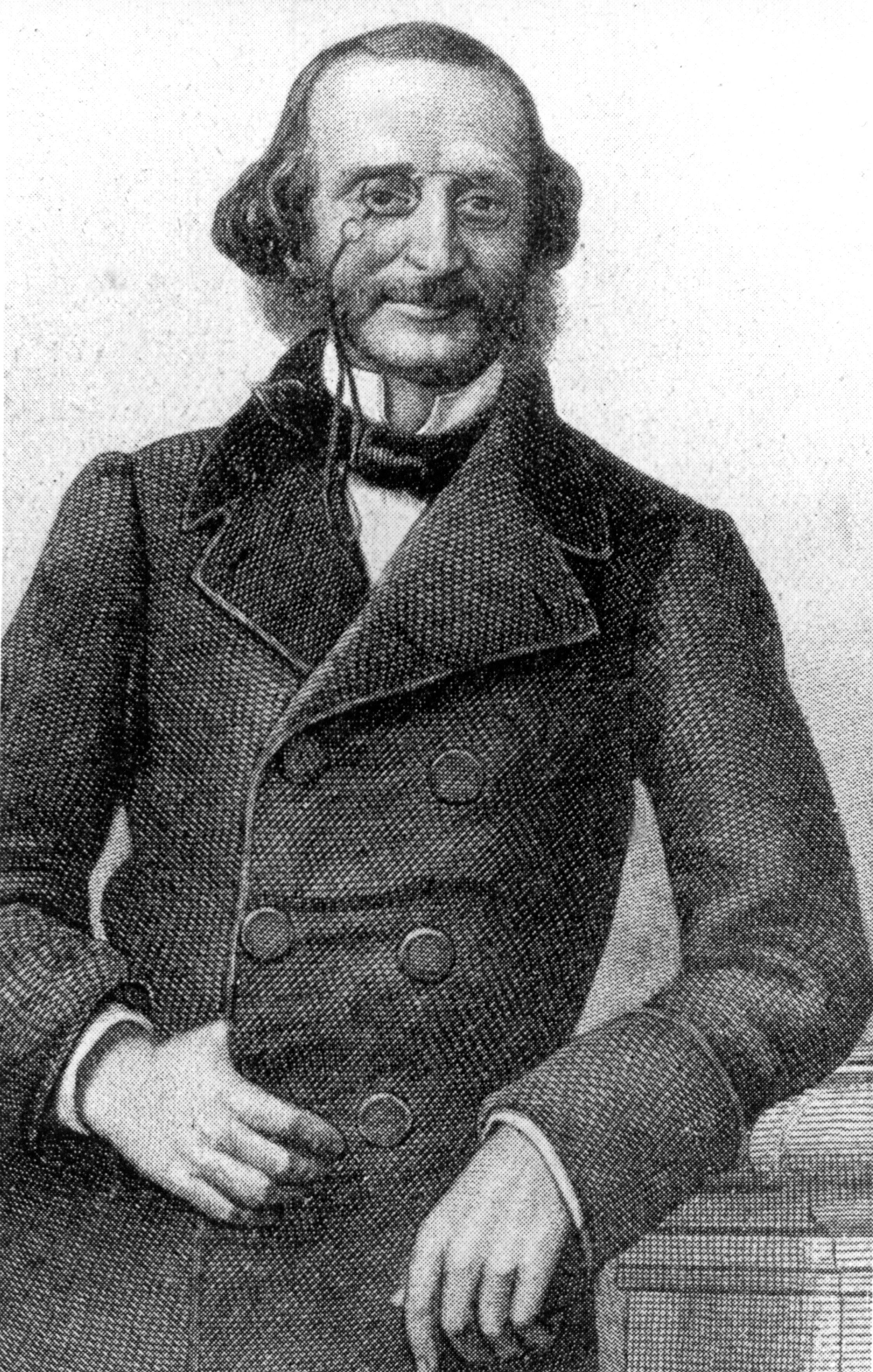 Der deutsch-französische Komponist Jacques Offenbach in einer zeitgenössischen Darstellung.