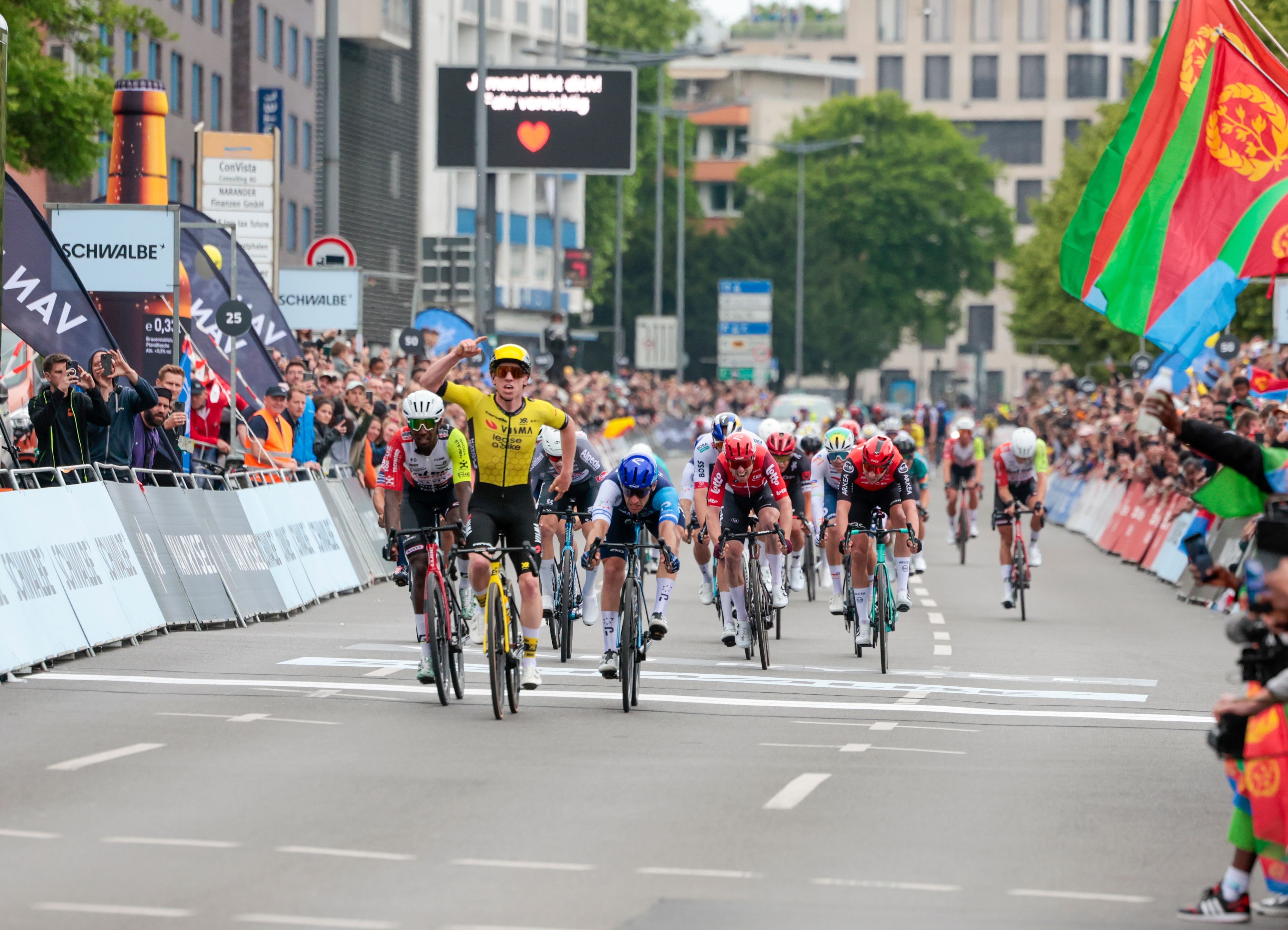 Radrennen „Rund um Köln“ 2025.