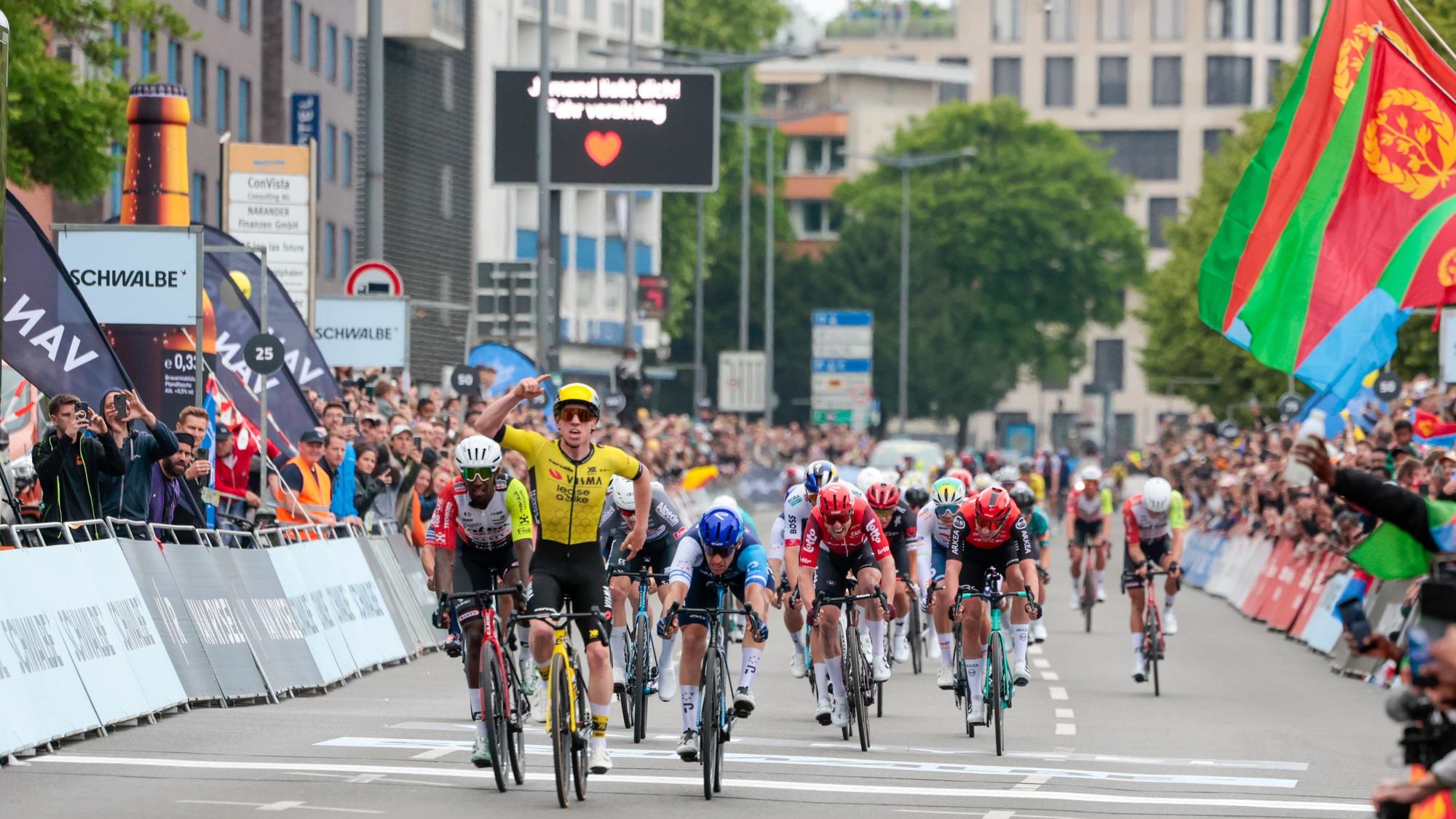 Radrennen „Rund um Köln“ 2025.