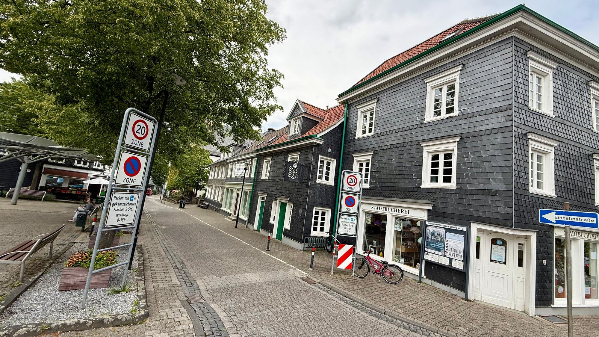 Der Marktplatz in Burscheid