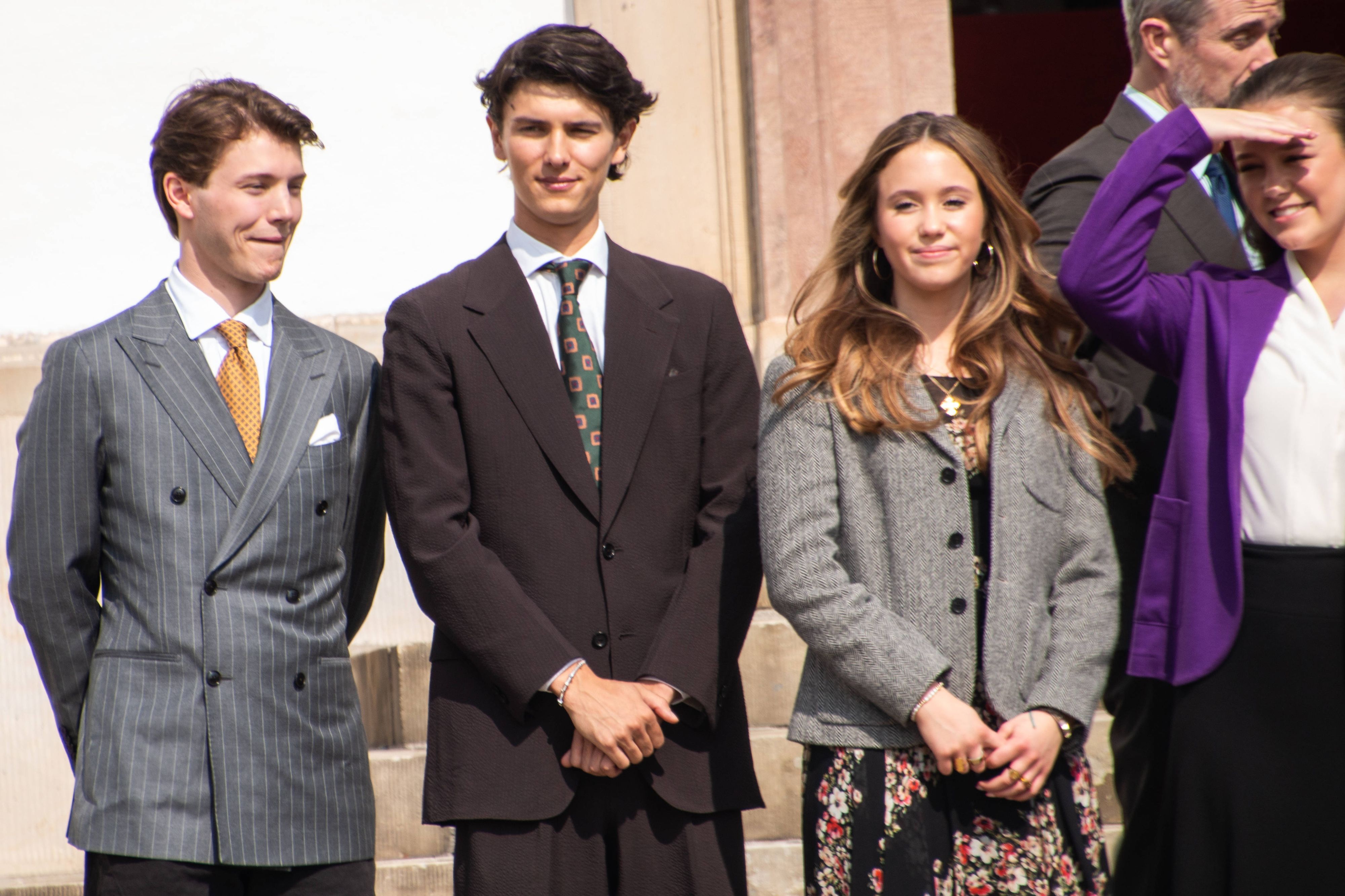 Graf Felix von Monpezat, Graf Nikolai von Monpezat und Prinzessin Josephine.