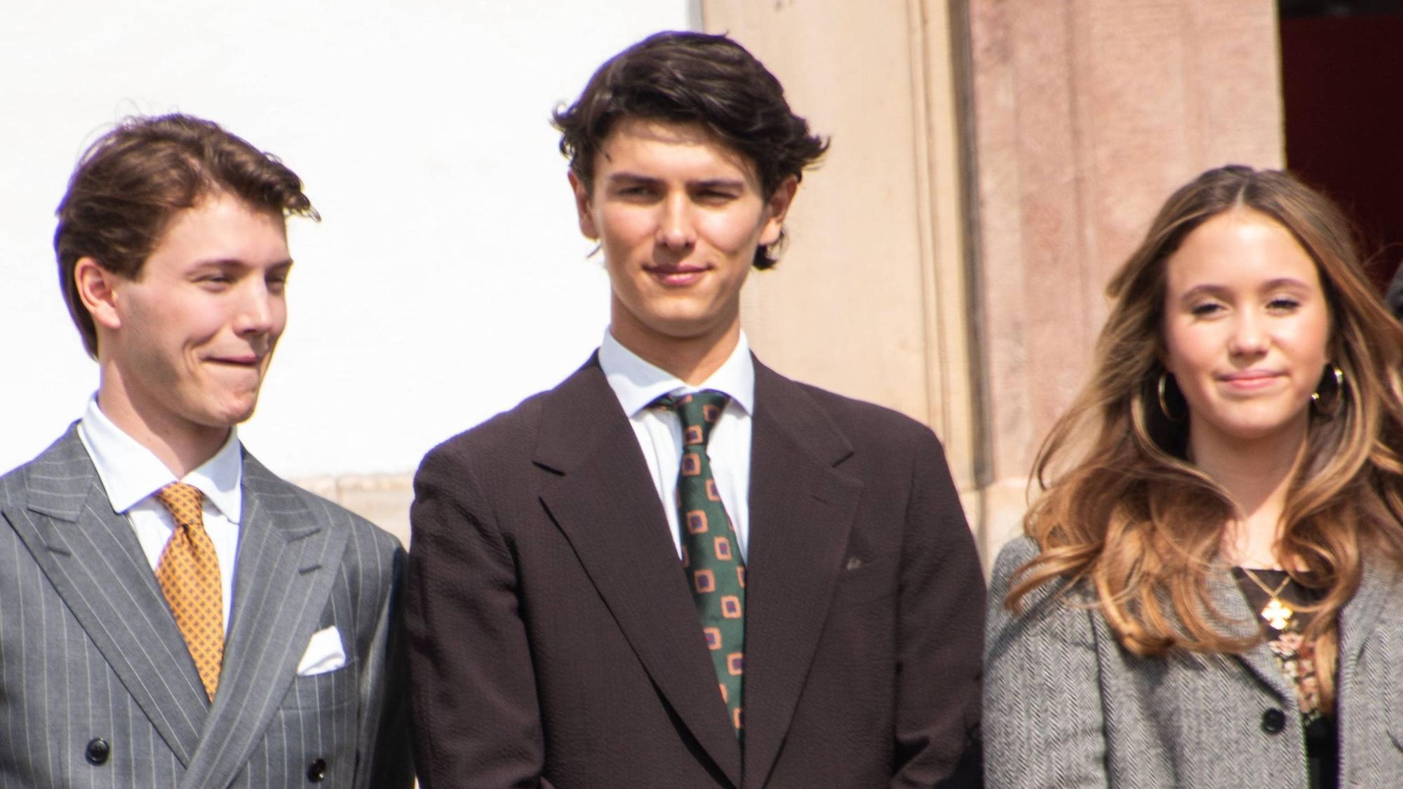 Graf Felix von Monpezat, Graf Nikolai von Monpezat und Prinzessin Josephine.