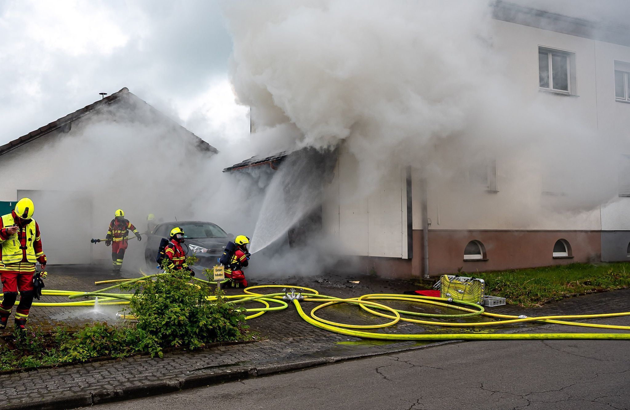 Leichenfund nach Wohnhausbrand