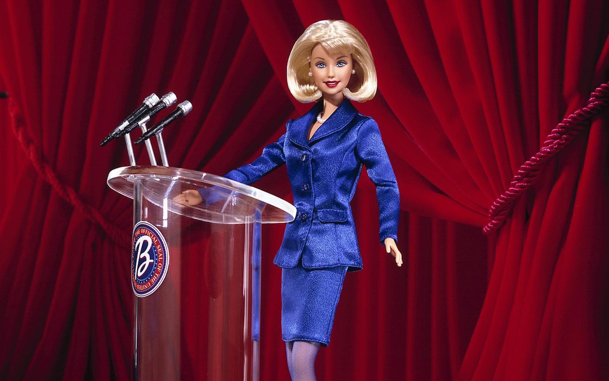 Barbie kandidierte bereits mehrfach für das Amt als US-Präsidentin. Die erste entsprechende Edition kam 1992 auf den Markt. (Bild: Getty Images)