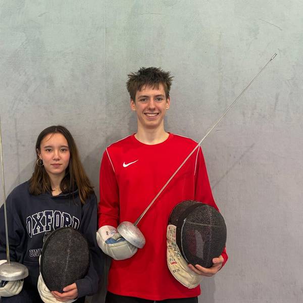 Olivia Kolditz und Christian Purat gehören zu 280 Fechterinnen und Fechtern die am Wochenende auf der Kurt-Rieß-Anlage gegeneinander antreten.