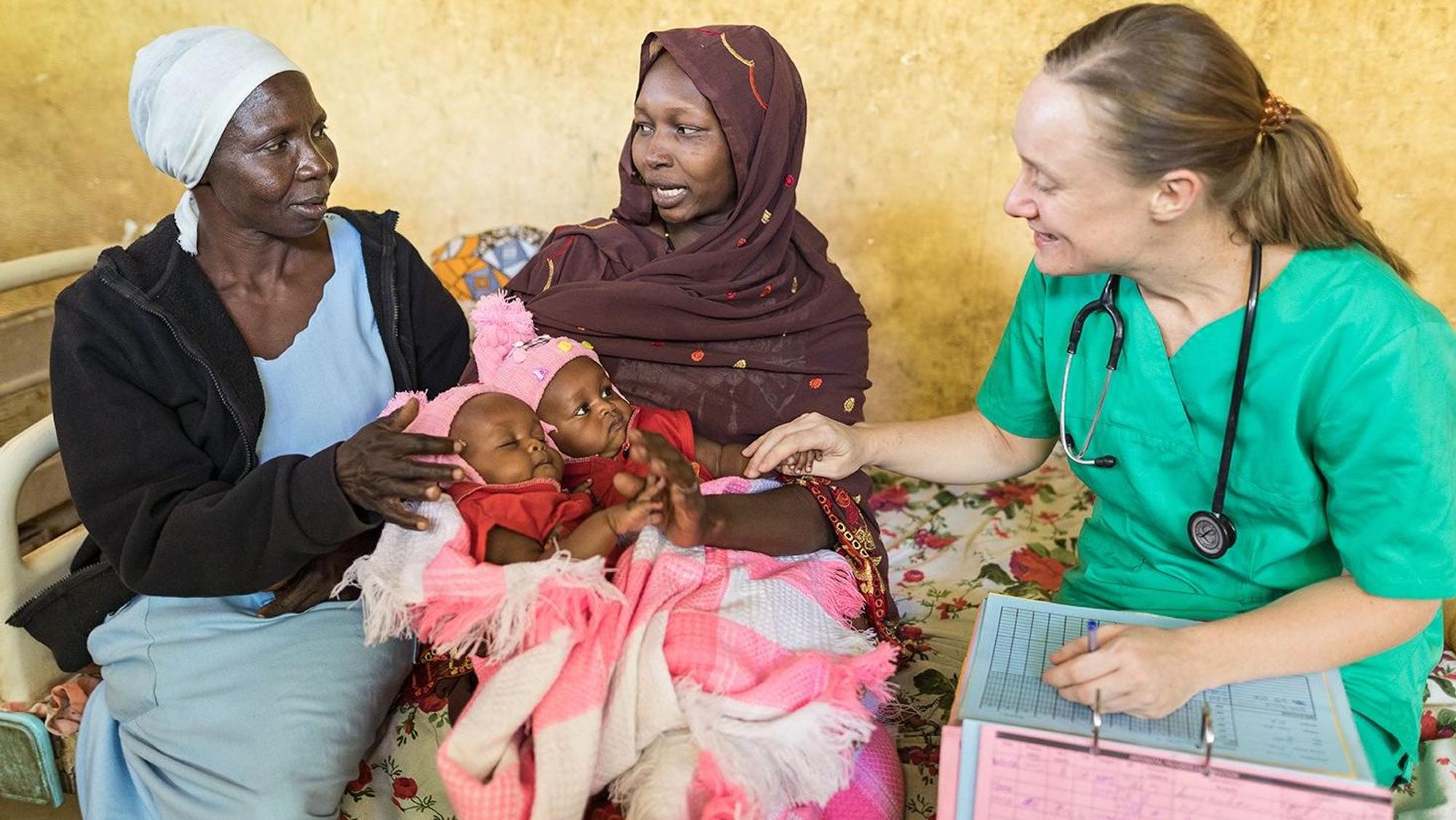 Krankenhaus Cap Anamur in den Nuba-Bergen im Sudan, Dr. Kathrin Baumgartner