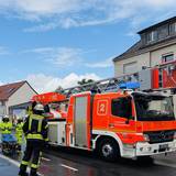 Ausgebranntes Zimmer nach einem Feuerwehreinsatz.