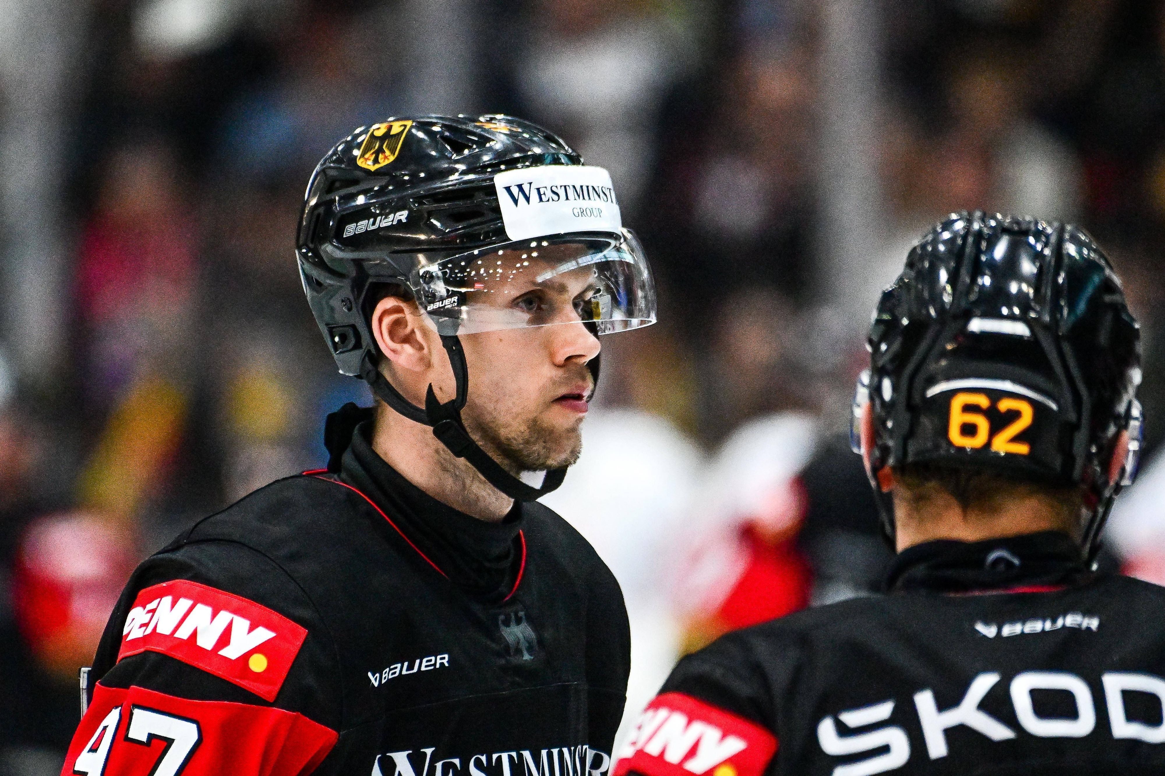 GER, FSP, Deutschland GER vs Österreich AUT / 02.05.2026, Olympia-Eissportzentrum, Garmisch-Partenkirchen, GER, FSP, Deutschland GER vs Österreich AUT, im Bild Dominik Bokk GER, 97 *** GER, FSP, Germany GER vs Austria AUT 02 05 2026, Olympia Eissportzentrum, Garmisch Partenkirchen, GER, FSP, Germany GER vs Austria AUT , in the picture Dominik Bokk GER, 97 nordphotoxGmbHx/xHafner nph00200