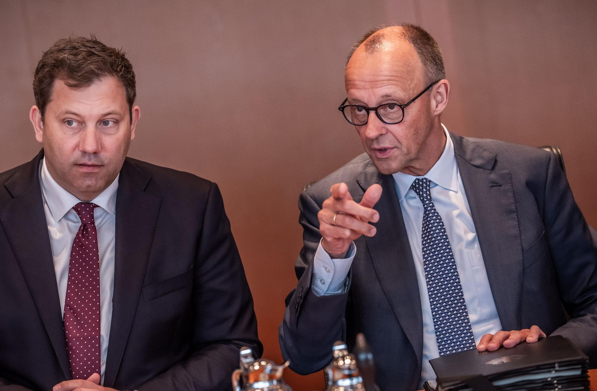 Lars Klingbeil und Friedrich Merz