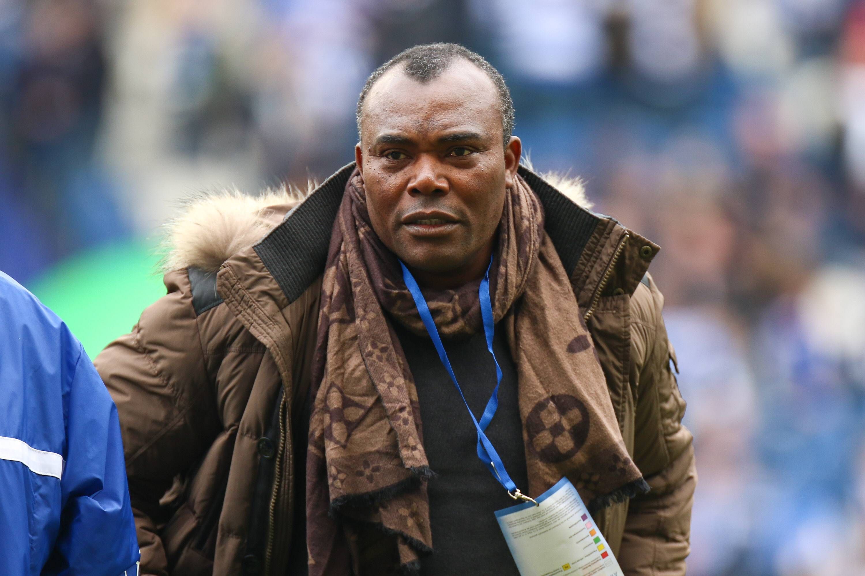 Bachirou Salou als Gast bei seinem Ex-Verein MSV Duisburg.