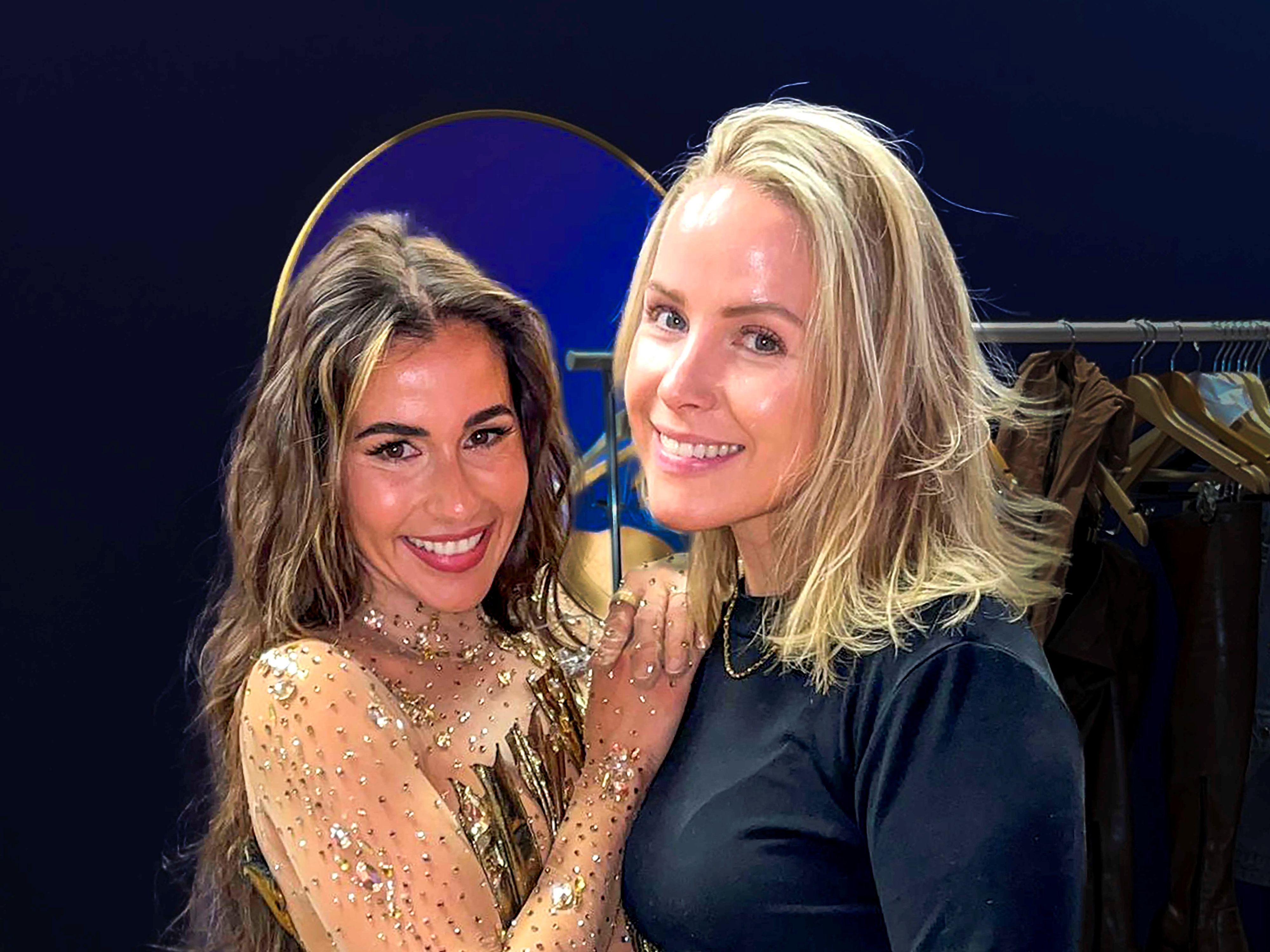 Die Mechernicherin Eva Becker (r.) tritt mit Sarah Engels beim Eurovision Songcontest in Wien für Deutschland auf.