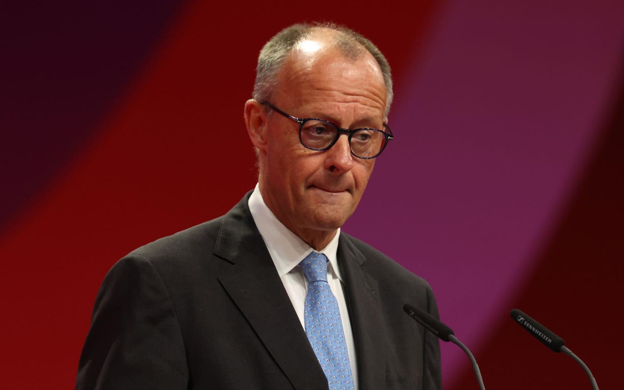 Friedrich Merz wurde für eine Aussage im jüngsten „Spiegel“-Interview besonders hart kritisiert. (Bild: 2026 Getty Images/Sean Gallup)