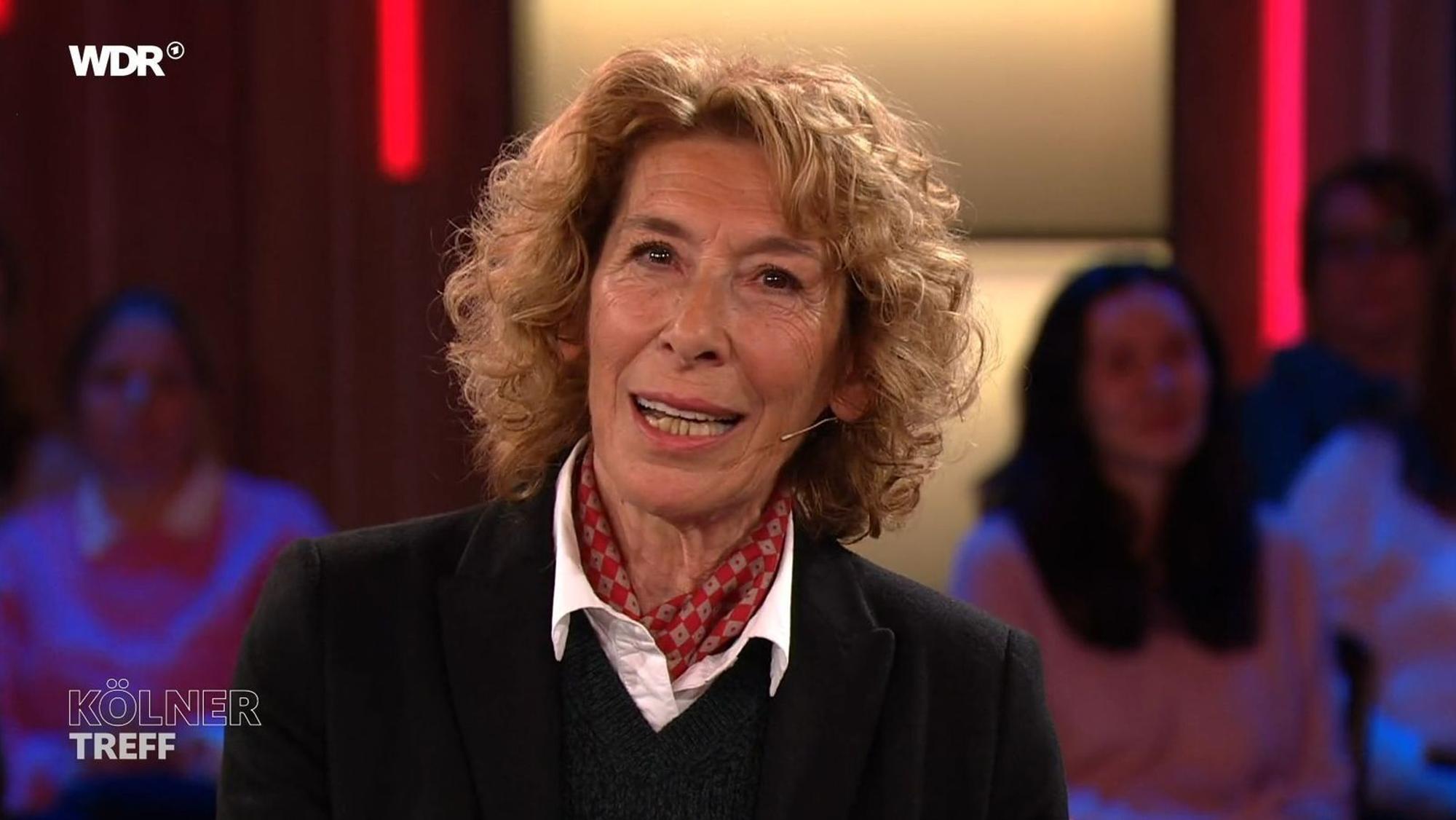 Schauspielerin Adele Neuhauser war zu Gast im „Kölner Treff“. (Bild: WDR)