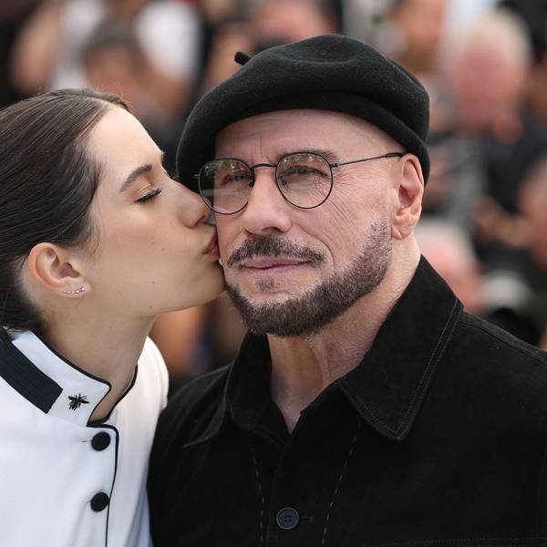 John Travolta mit seiner Tochter Ella Bleu Travolta in Cannes.