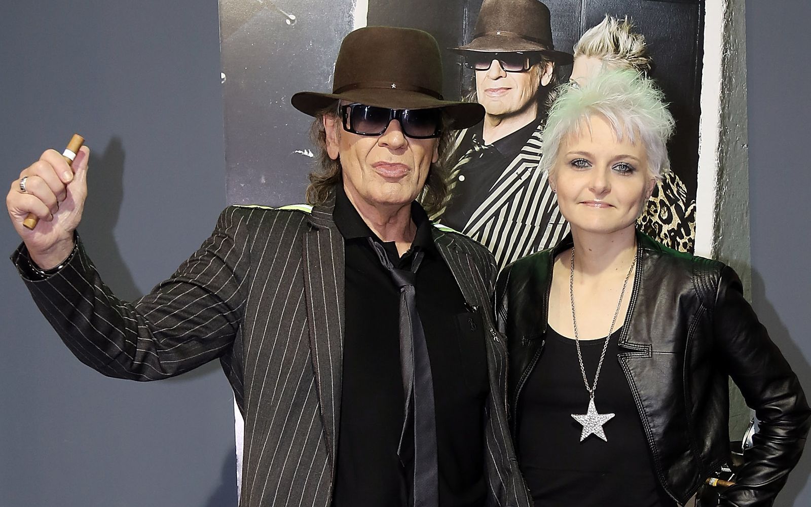 Sie sind seit über 25 Jahren Partner - beruflich wie privat: Udo Lindenberg und Fotografin Tine Acke. (Bild: Hannelore Foerster/Getty Images)