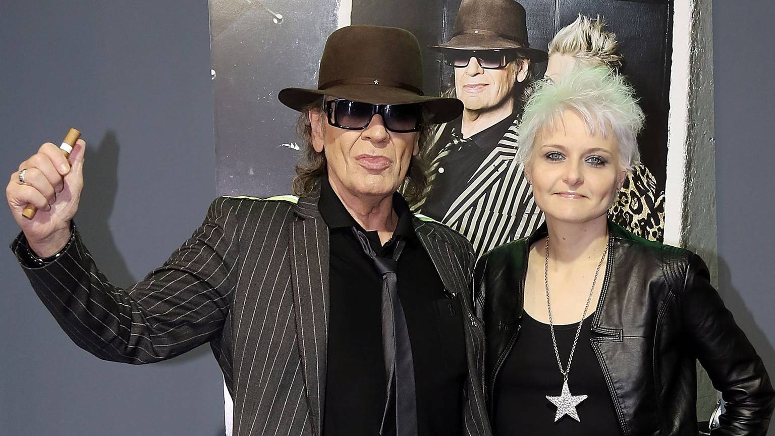 Sie sind seit über 25 Jahren Partner - beruflich wie privat: Udo Lindenberg und Fotografin Tine Acke. (Bild: Hannelore Foerster/Getty Images)