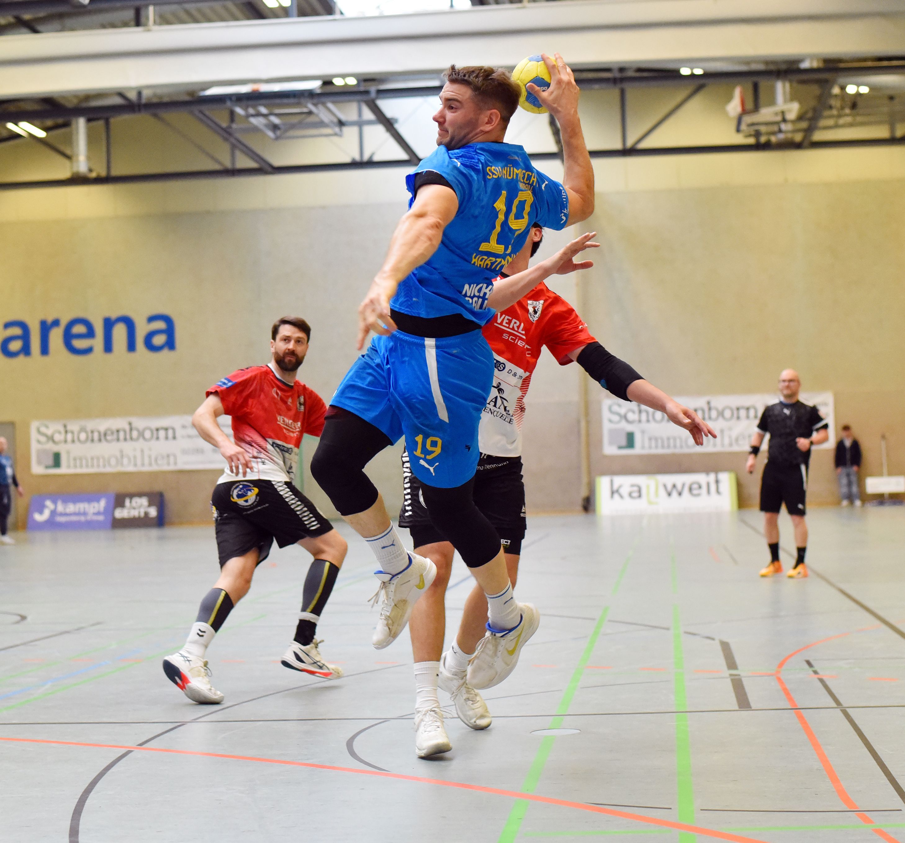 16.5.2026:
Handball Regionalliga Männer SSV Nümbrecht gegen DJK Unitas Haan in der GWN Arena in Nümbrecht. (ds)