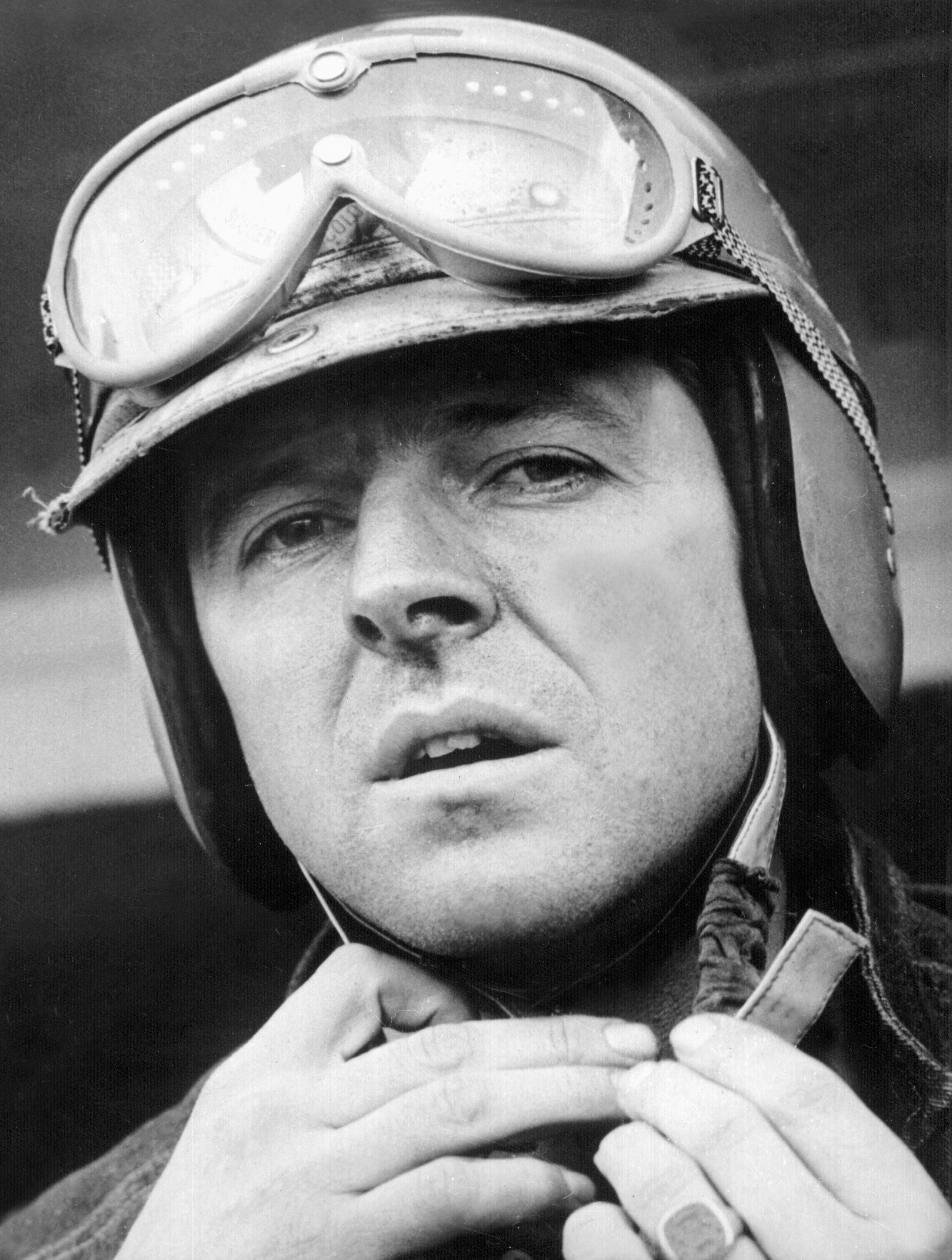 Der deutschen Formel 1-Rennfahrer Wolfgang Graf Berghe von Trips 1961