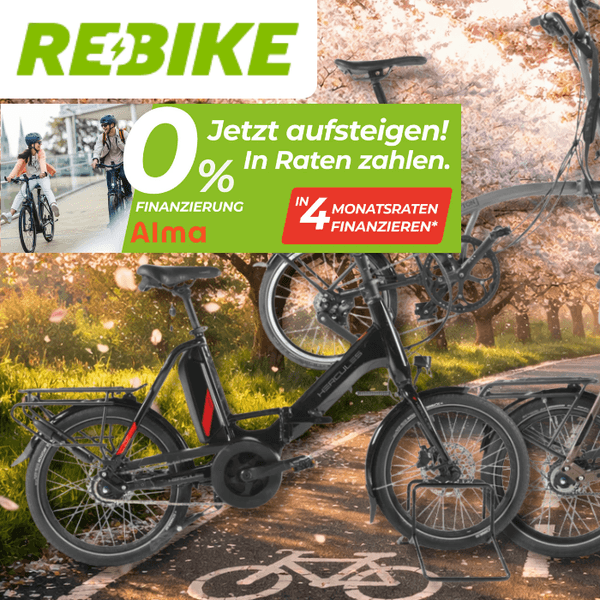 3 verschiedene E-Falträder.