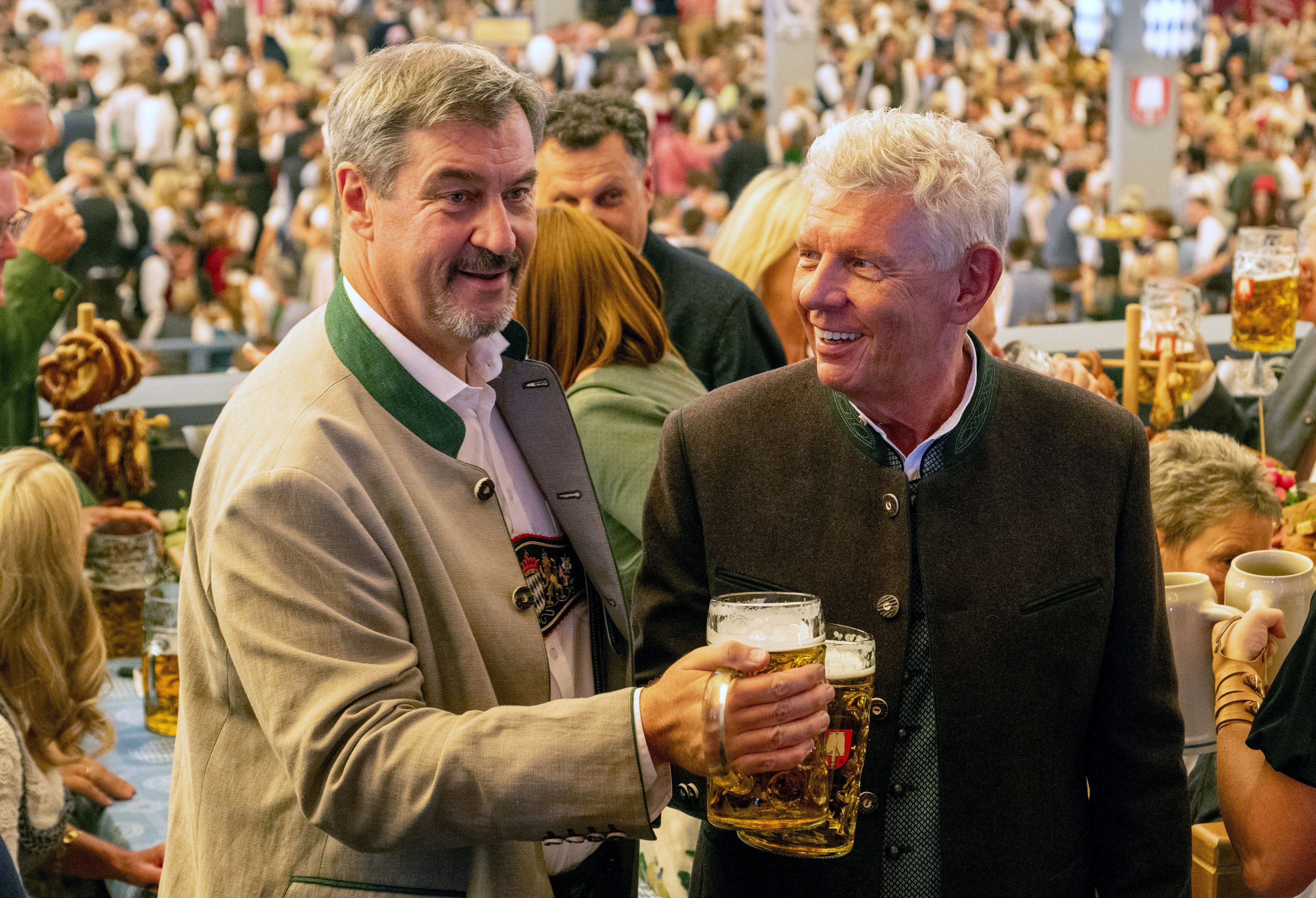 Markus Söder und Ex-Bürgermeister Dieter Reiter