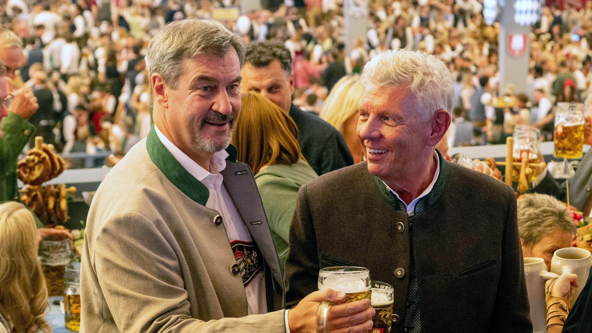 Markus Söder und Ex-Bürgermeister Dieter Reiter