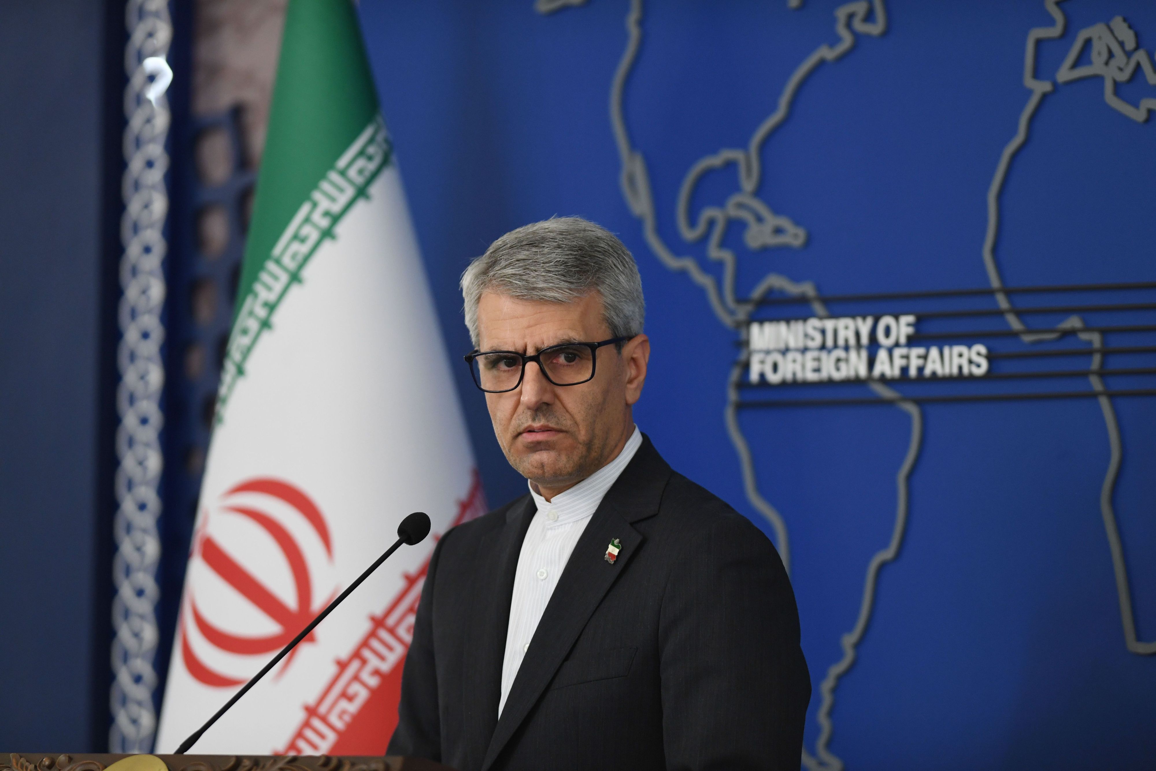 Ismail Baghai, Sprecher des iranischen Außenministeriums, hat Bundeskanzler Merz öffentlich kritisiert.