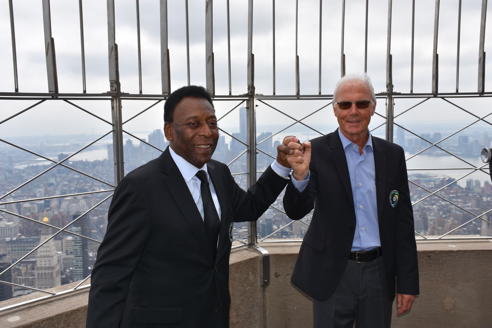 Pele und Beckenbauer in New York