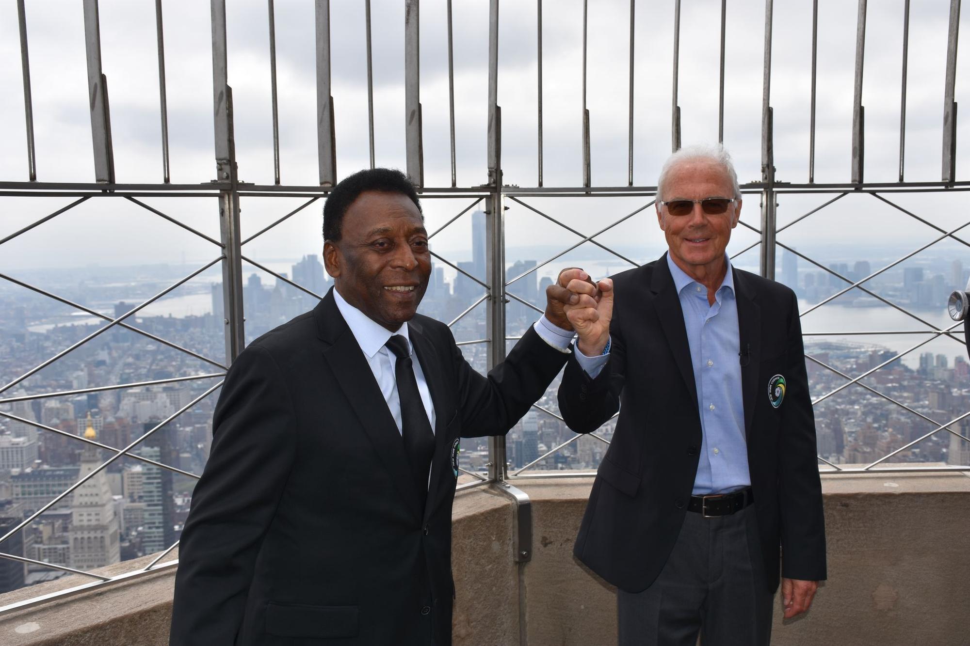 Pele und Beckenbauer in New York