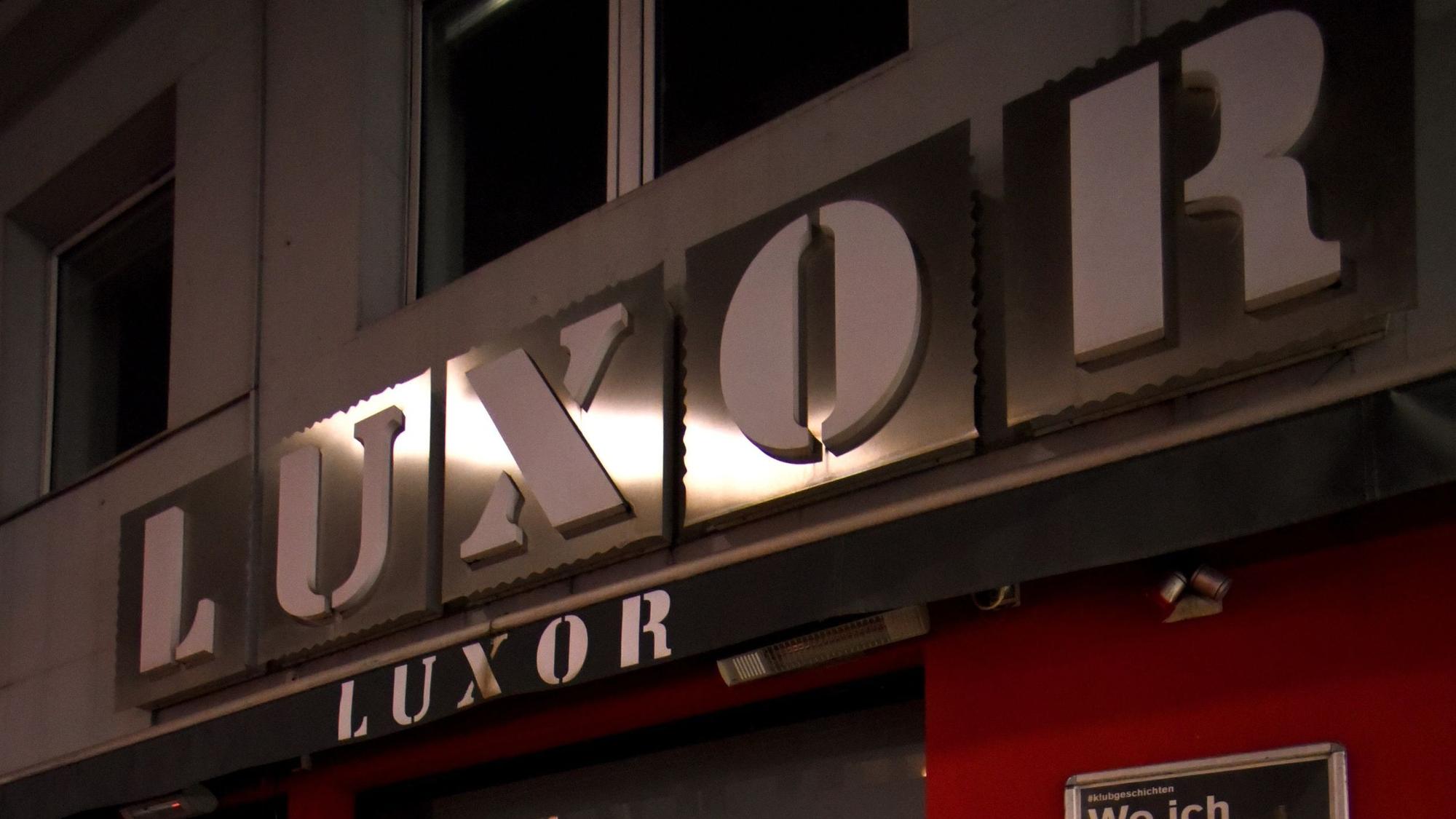 Das Schild vom Luxor auf der Luxemburger Straße. (Archivbild)
