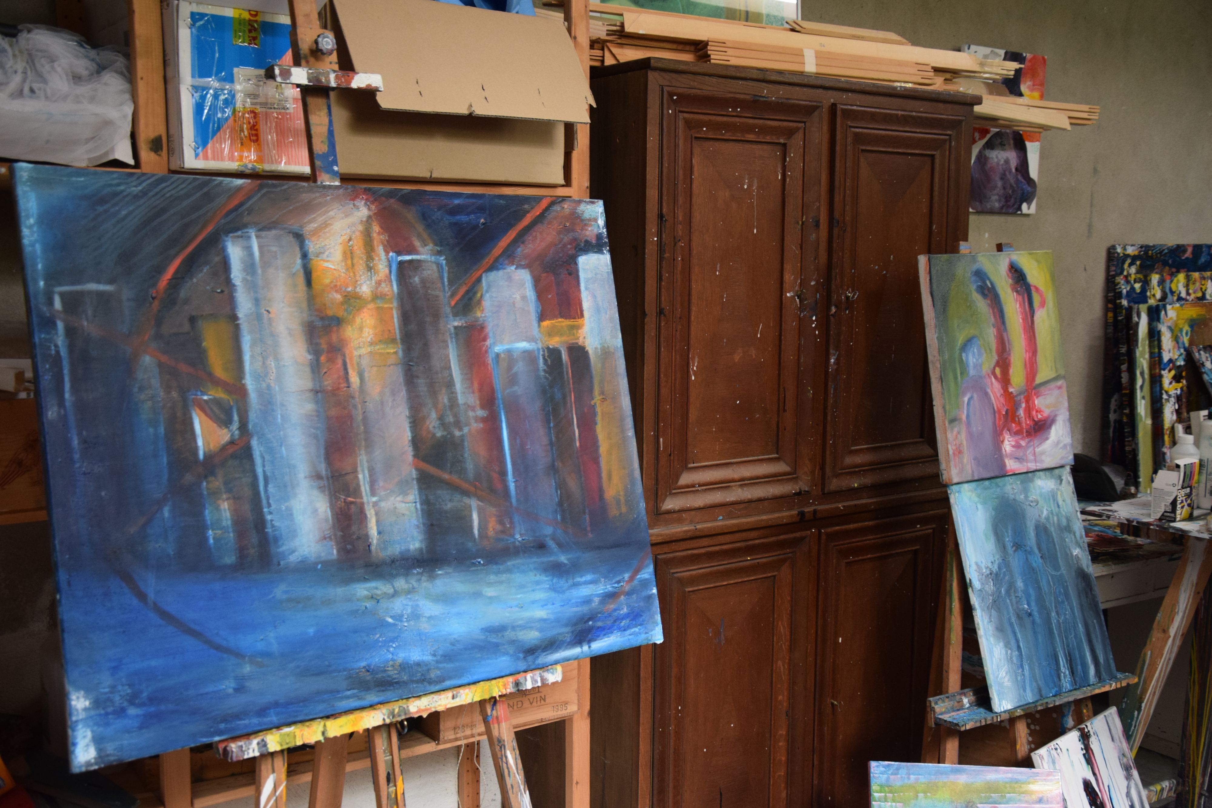 Abstrakte Kunstwerke