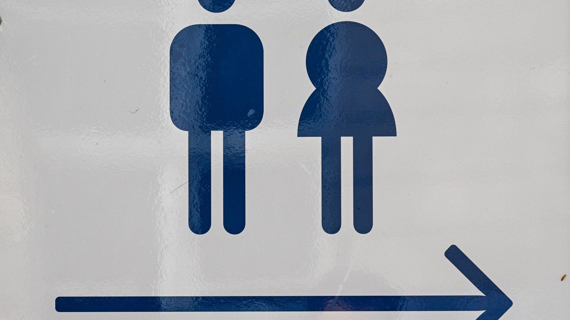 Toilettenschild