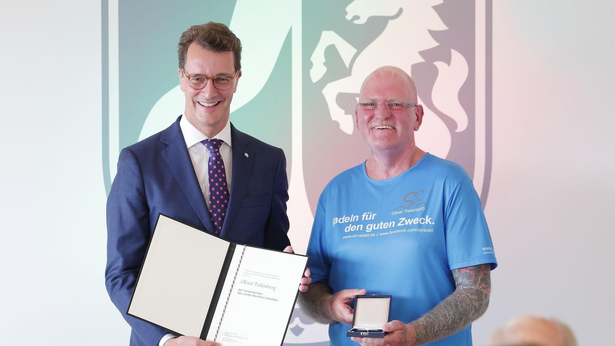 Spendensammler auf zwei Rädern - Oliver Trelenberg