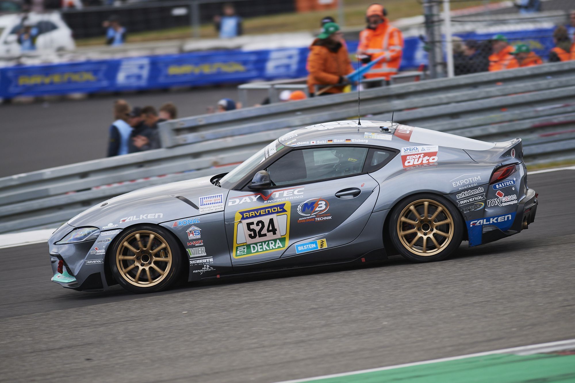Maximilian Eisberg im Toyota Supra.