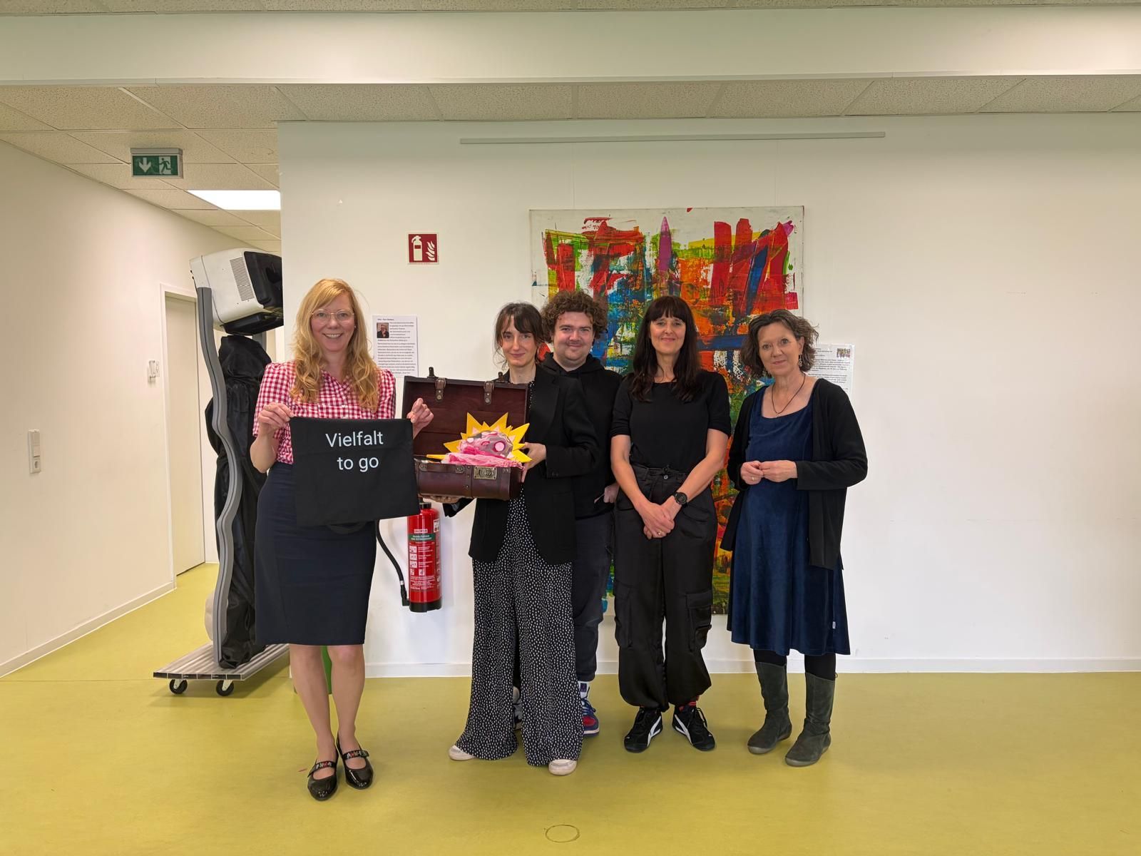 Anke Holgersson, Christine Islamov, Johannes Weber, Livia Kraneburg, Heike Hornbruch wollen, dass Vielfalt als Bereicherung wahrgenommen wird.