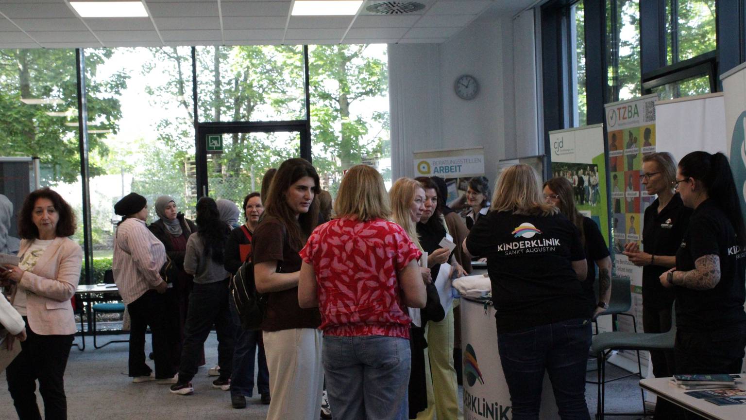 Jobcenters Rhein-Sieg in Troisdorf, Messe "Frauen im Fokus"