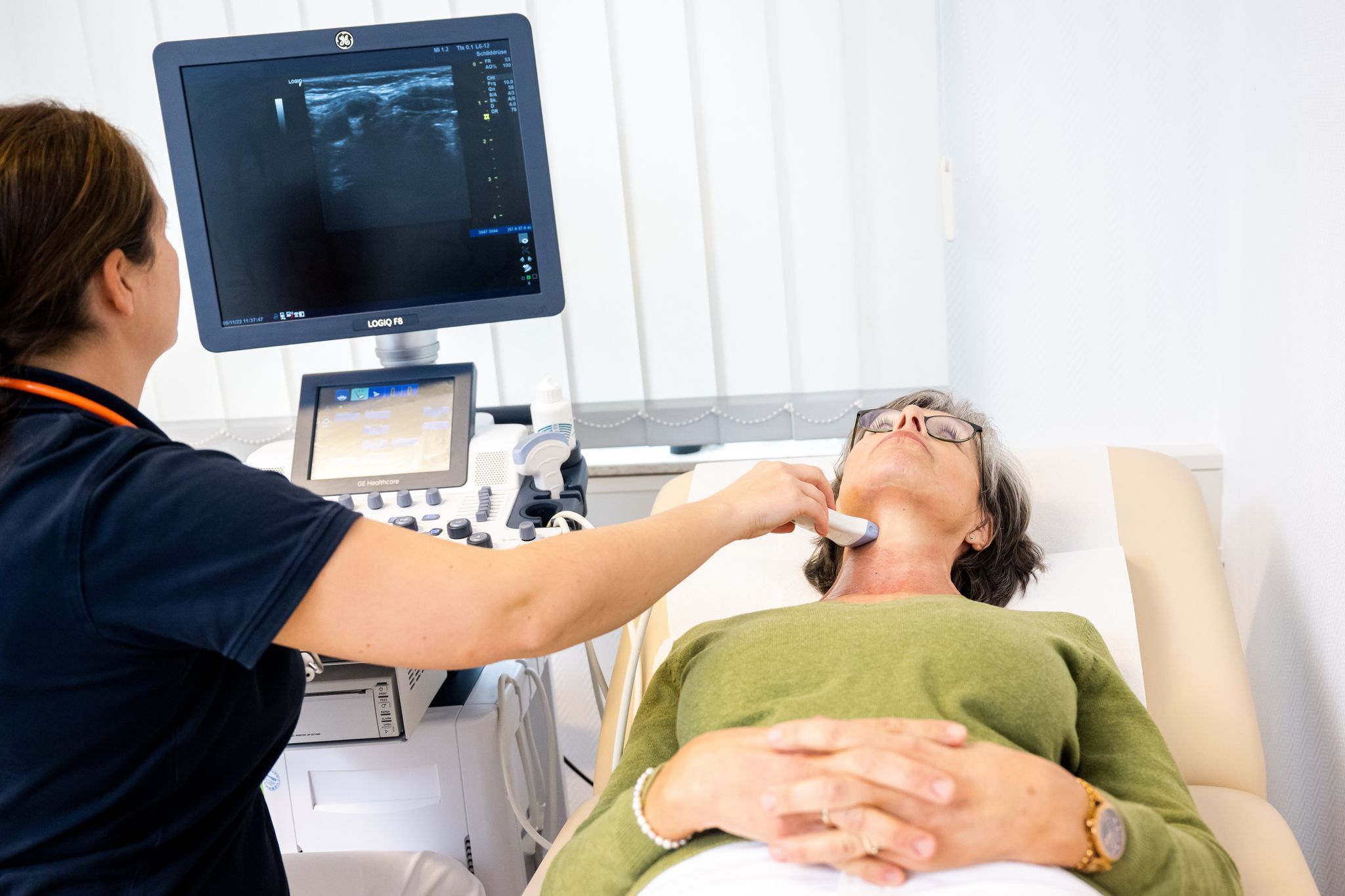 Ultraschalluntersuchung der Schilddrüse